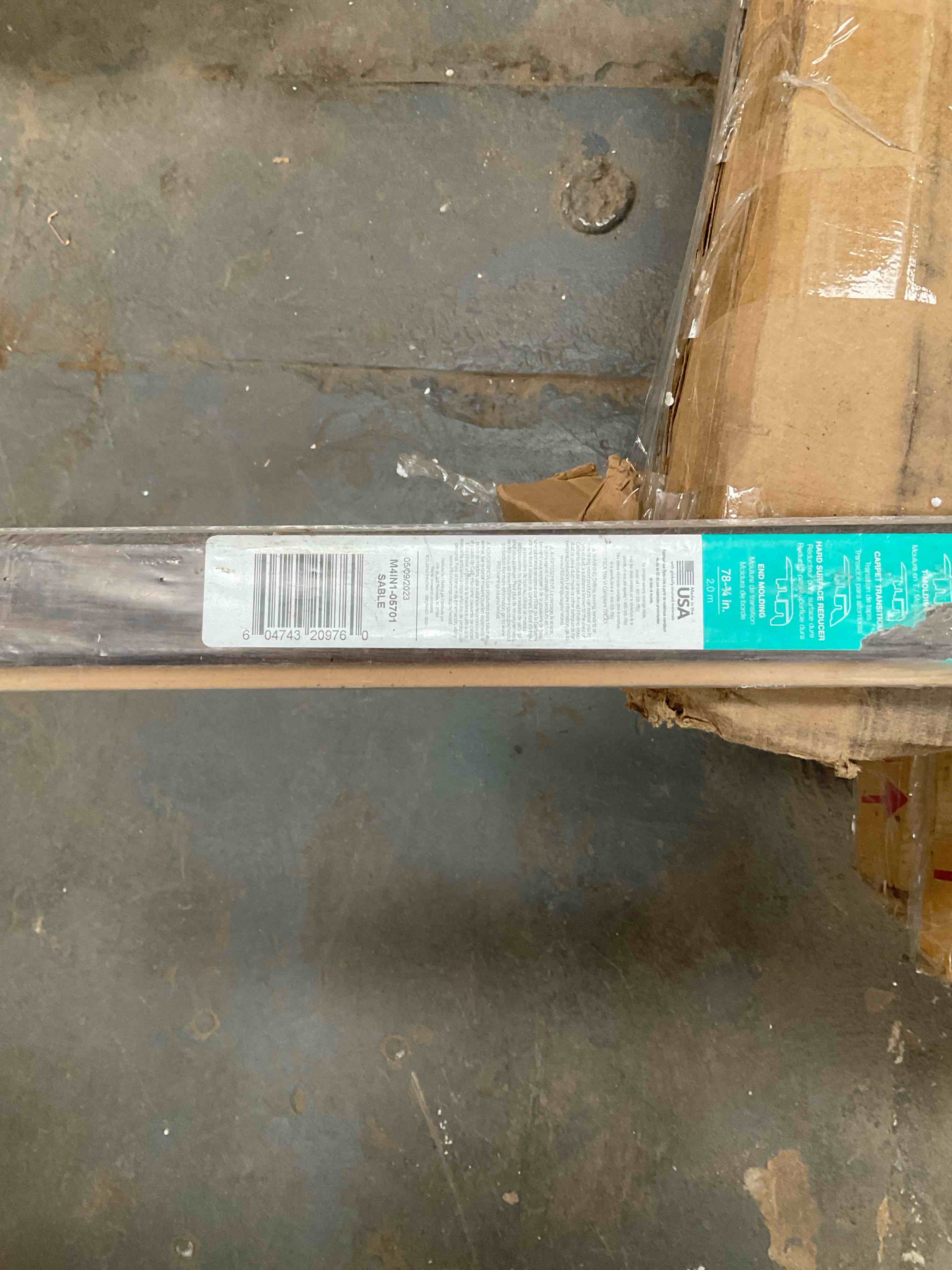 Laminate molding, sable color