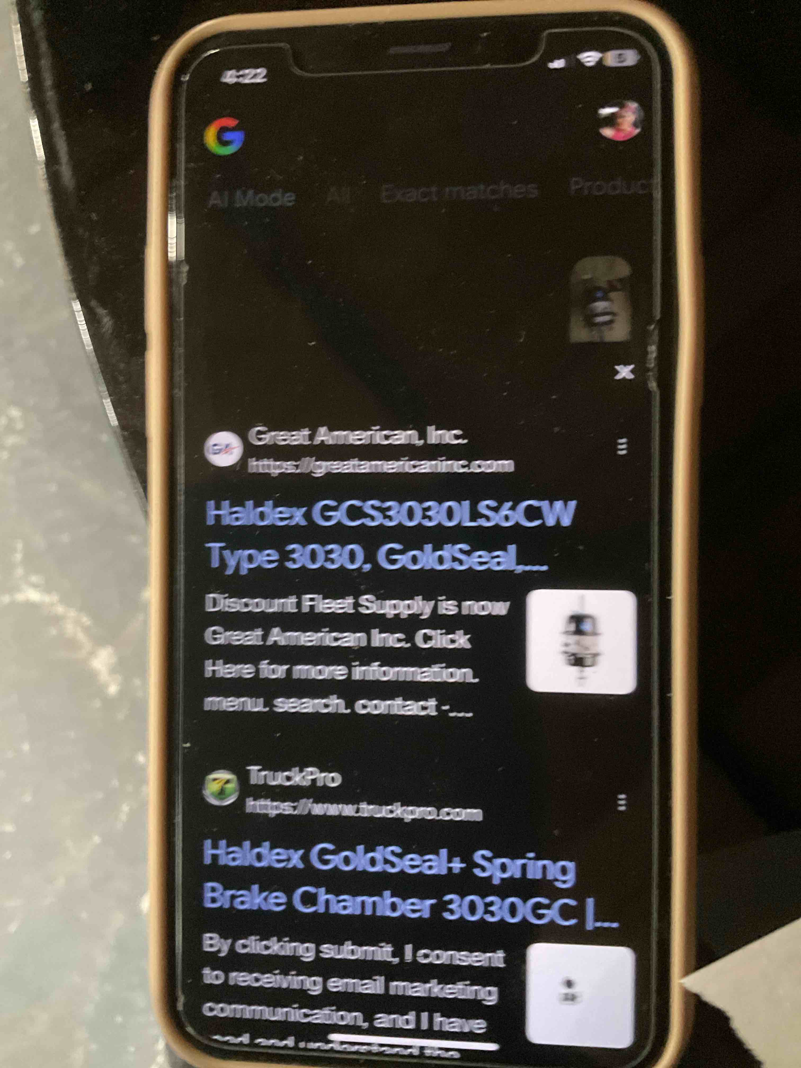 Haldex spring break chamber