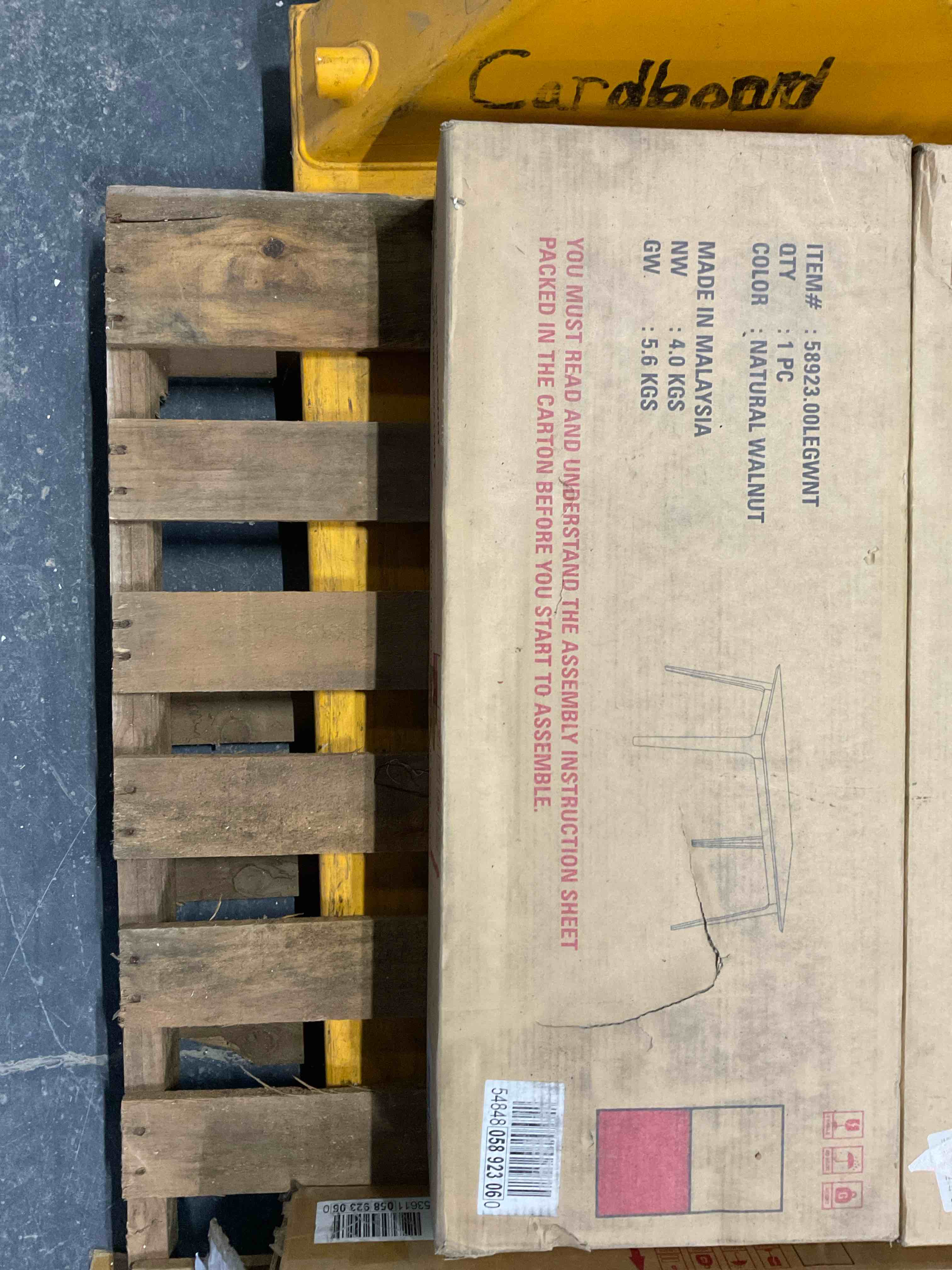 Condition photo showing Good Condition for (INCOMPLETE LEGS ONLY) DinningTable Item