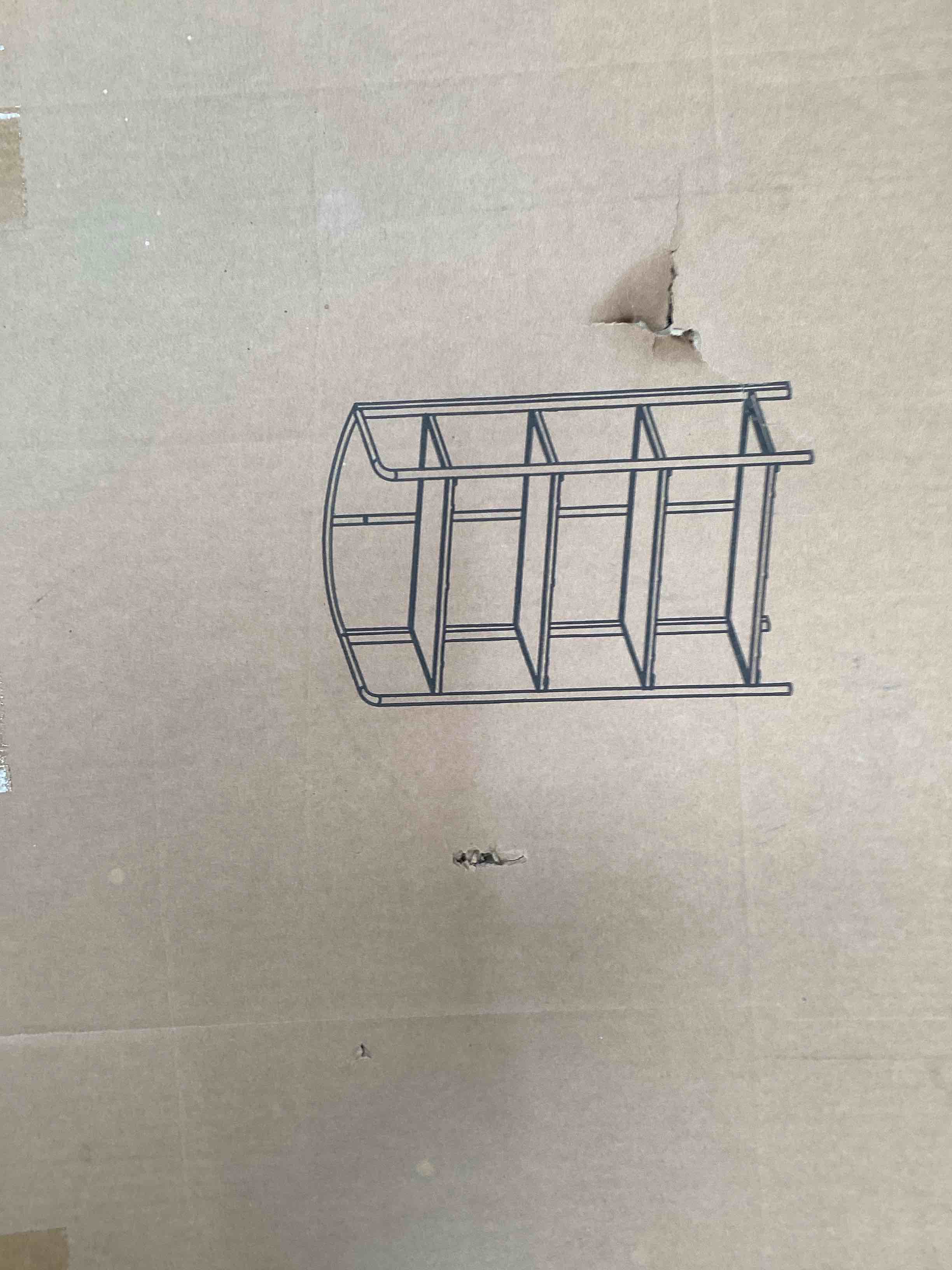 Condition photo showing Good Condition for 4 tier shelf 