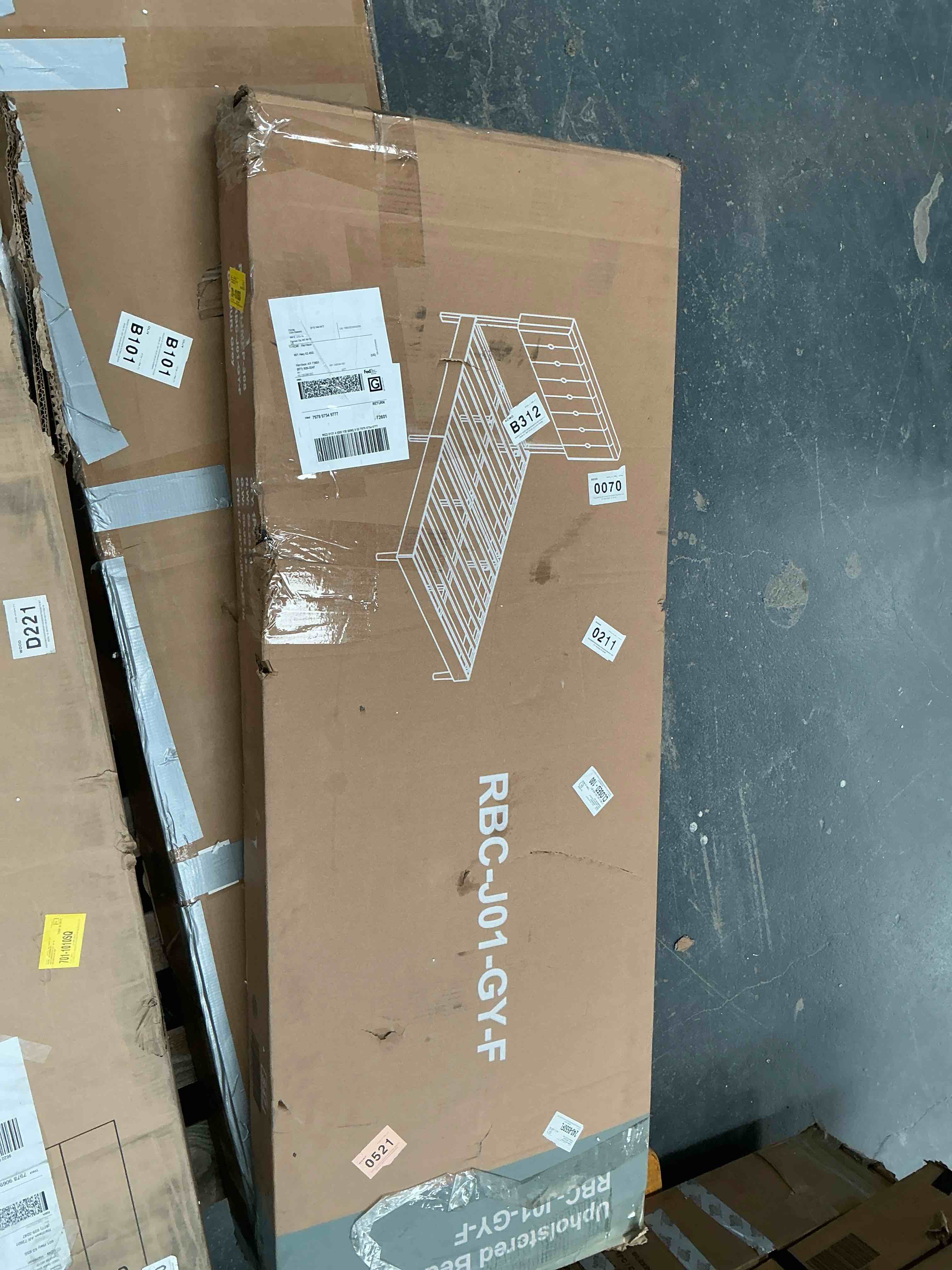 Condition photo showing Good Condition for  GREY FULL SIZE BED