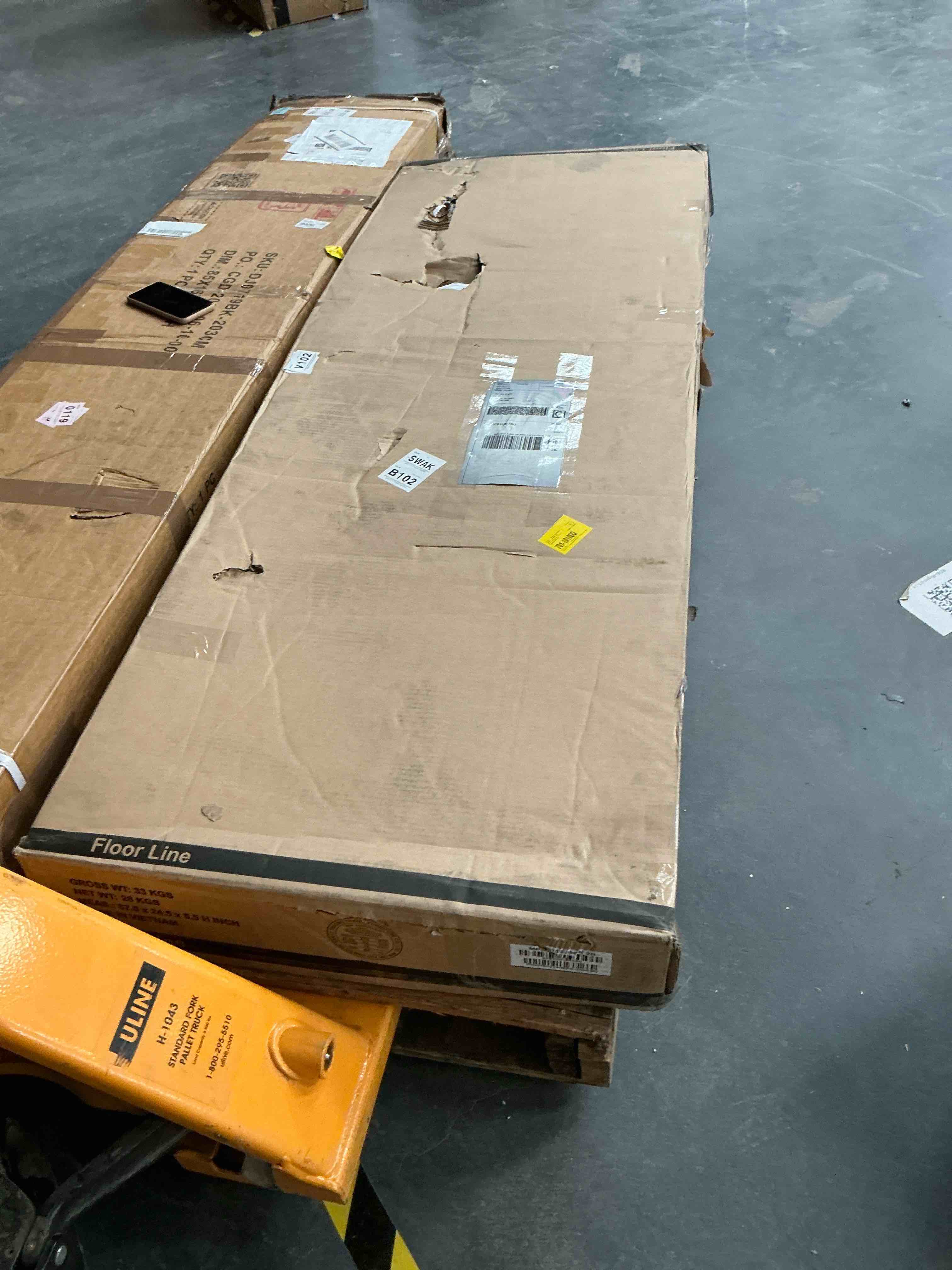 Condition photo showing Good Condition for WALNUT COLOR TV STAND