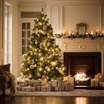 Condition photo showing Good Condition for 6 FT Pre-lit Full Size Christmas Tree