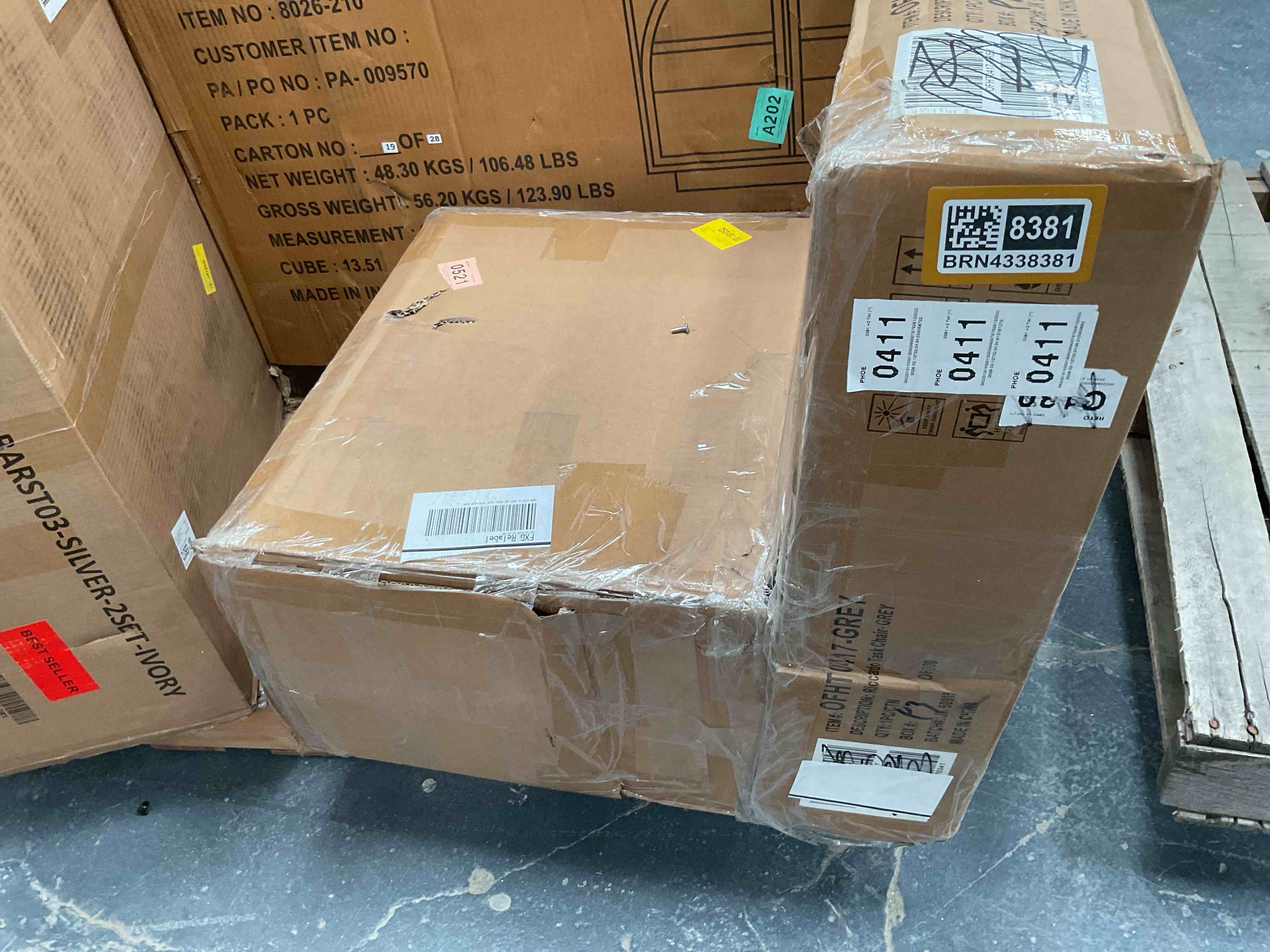 Condition photo showing Good Condition for Lundgren Faux Leather Task Chair with Padded Arms