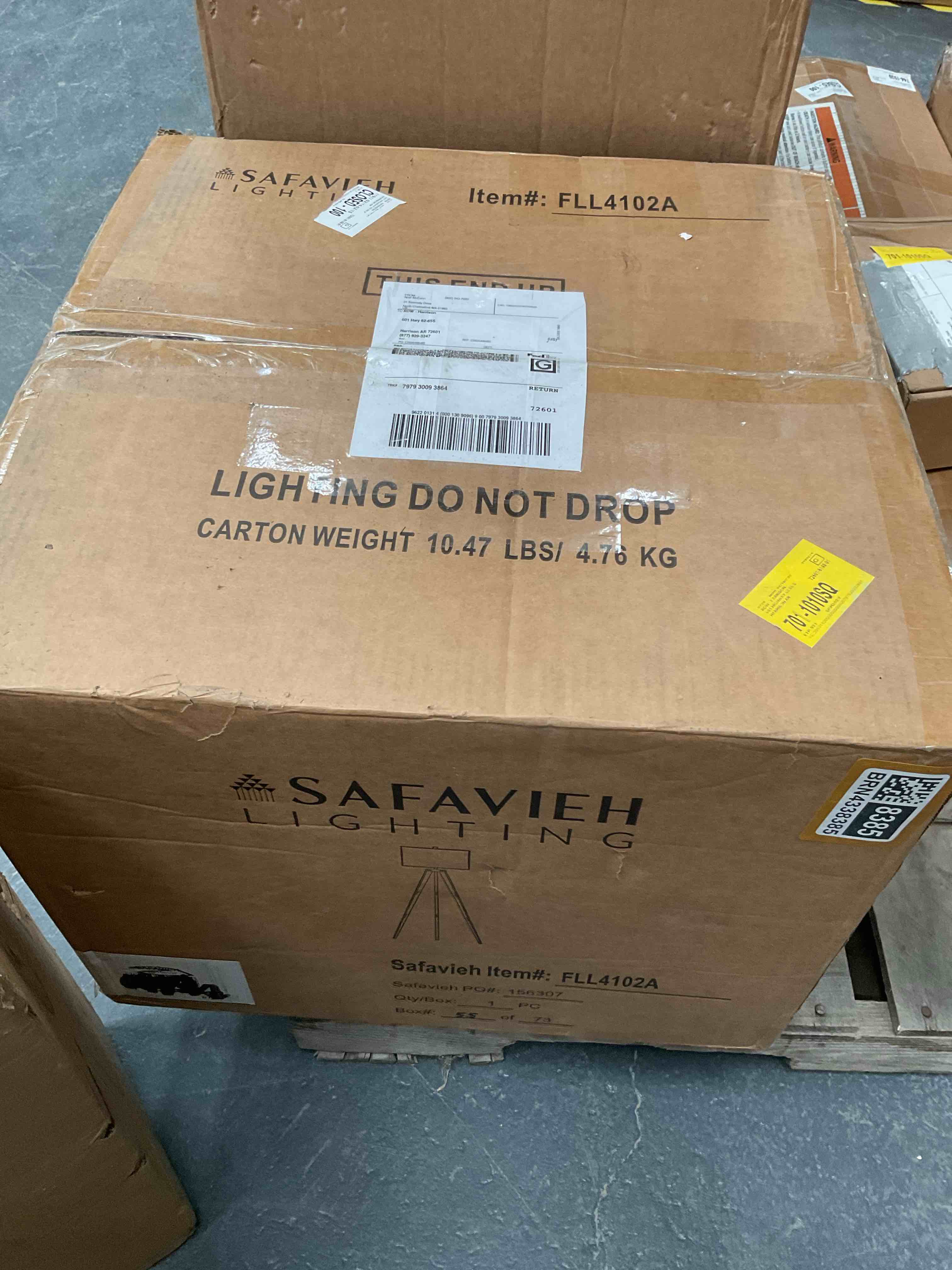 Condition photo showing Good Condition for Friedler 62" Tripod Floor Lamp