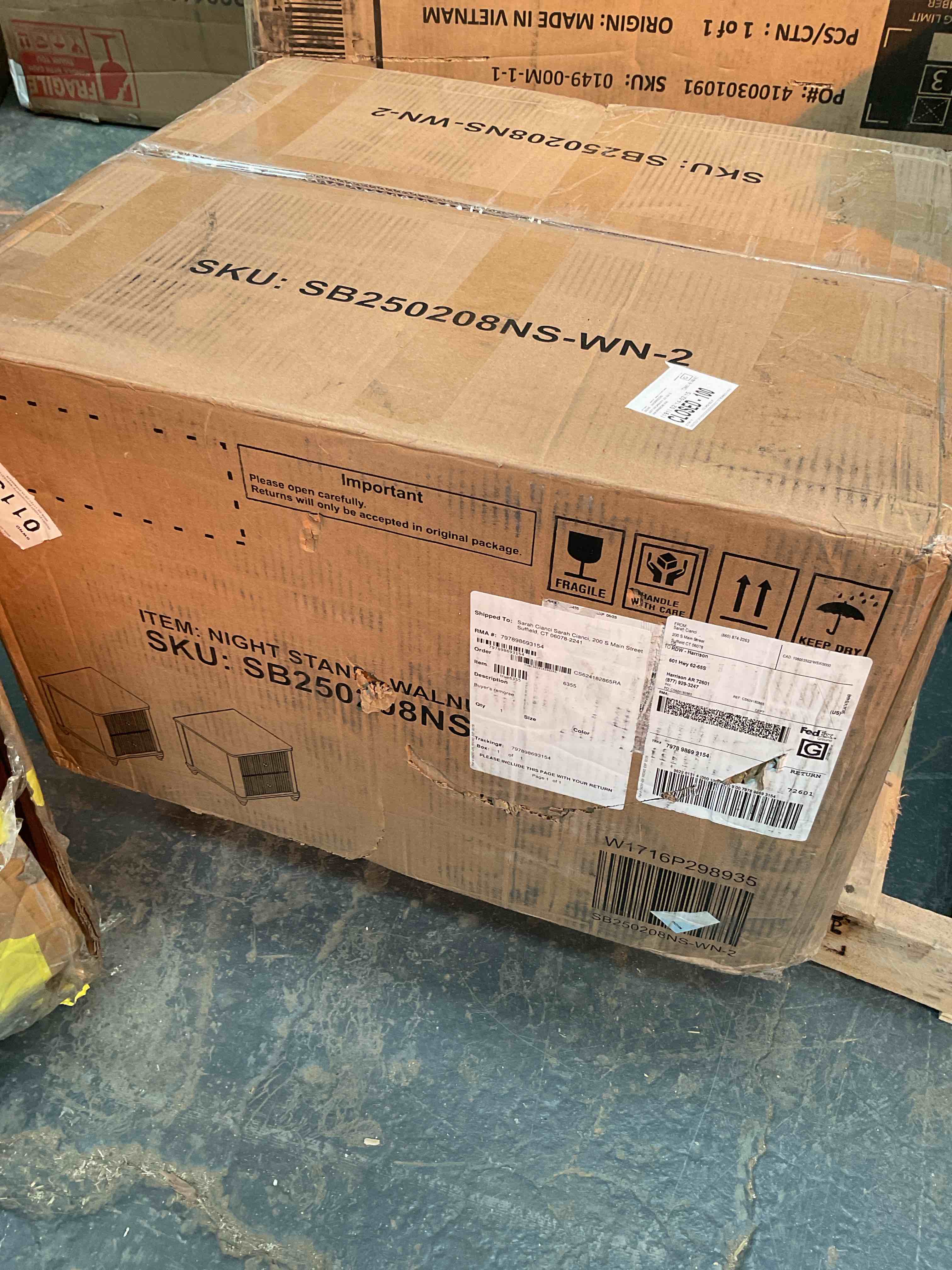 Condition photo showing Good Condition for WALNUT NIGHTSTAND