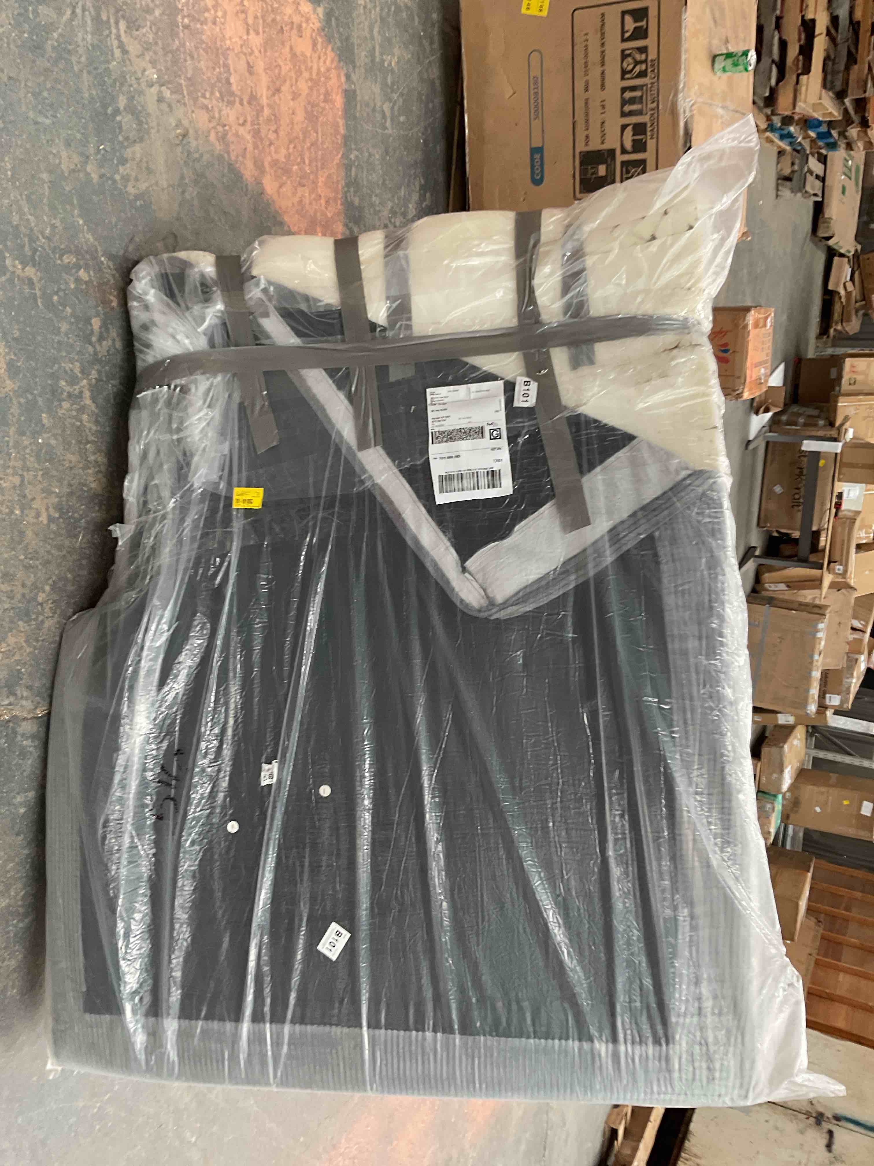 Condition photo showing Good Condition for GREY CORDUROY CUSHION