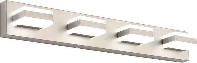 Condition photo showing Good Condition for Modern Bathroom Brushed Nickel Vanity Light Fixtures