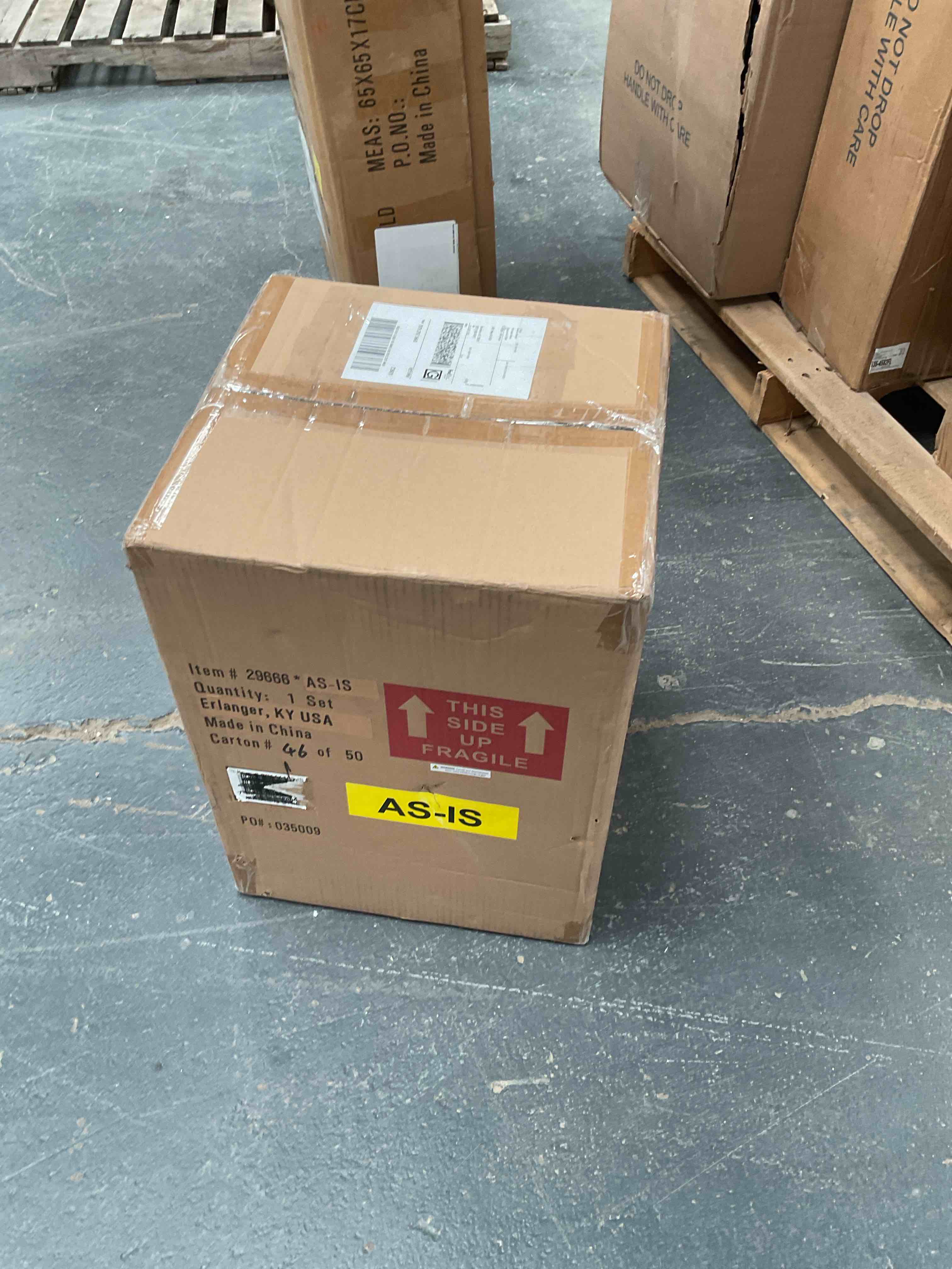 Condition photo showing Good Condition for Ehrenberg Glass Ribbed Blue Table Lamp with Velvet Shade and Gold Accents