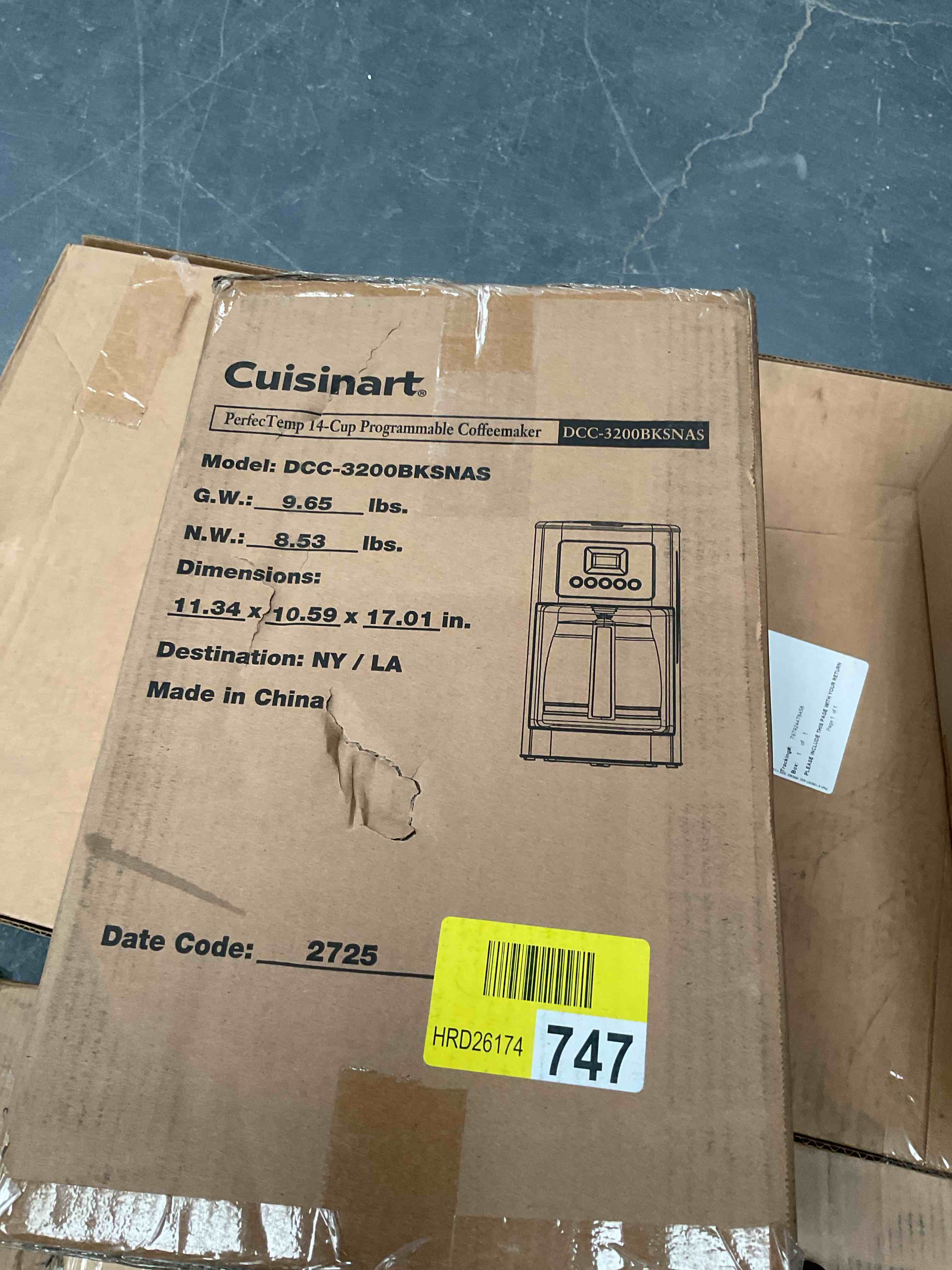 Condition photo showing Good Condition for CUISINART PERFECT TEMP 14 CUP PROGRAMMABLE COFFEE MAKER