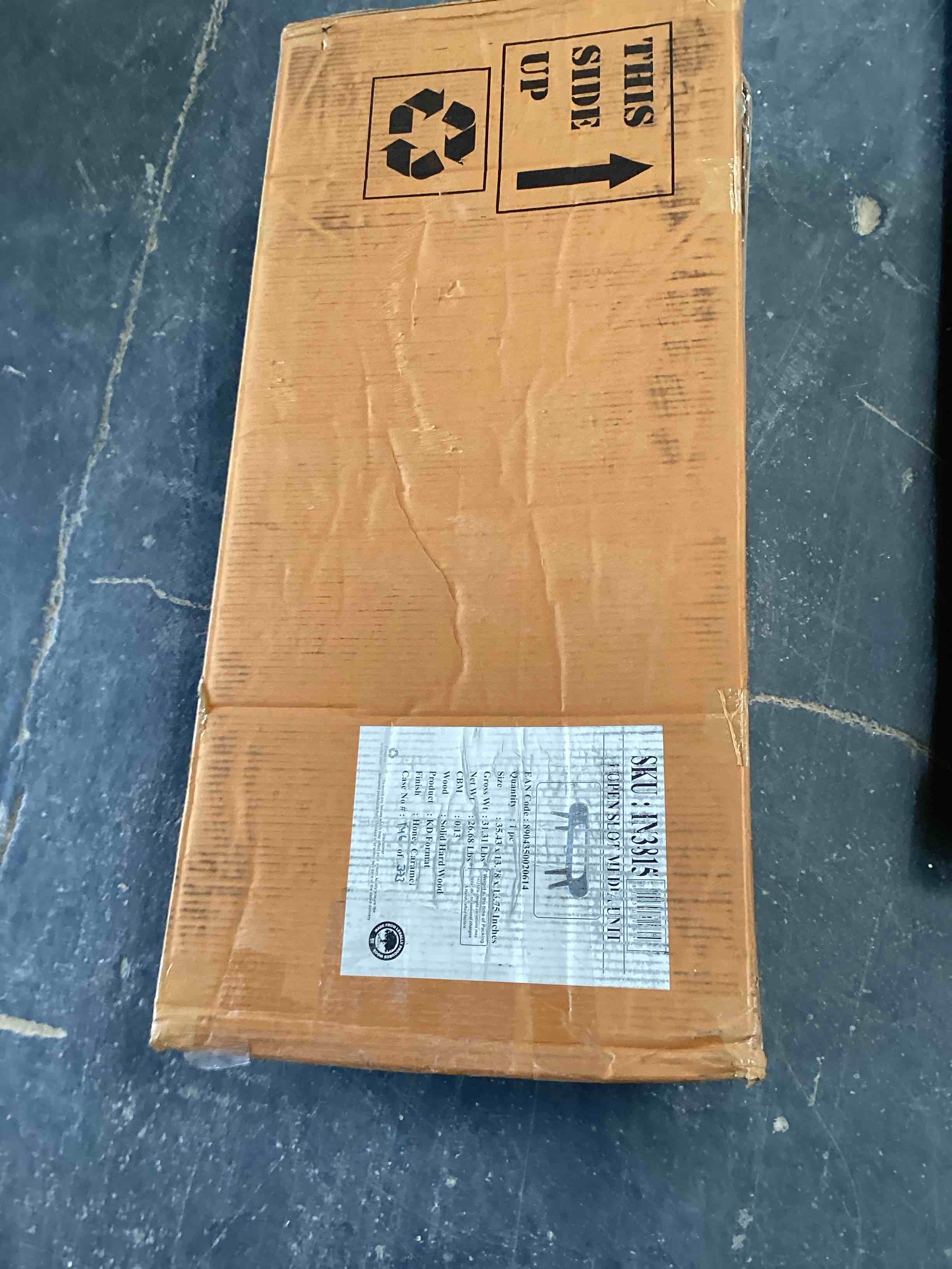 Amaya Nordic Style Caramel Coffee Table