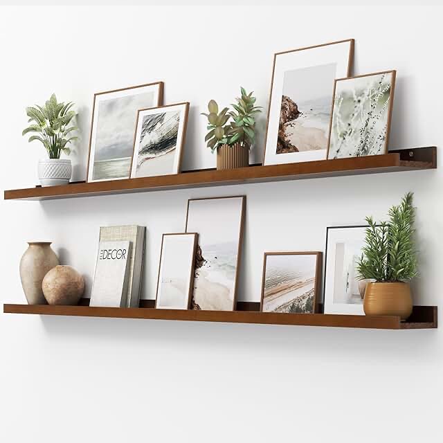 darlicia 2 piece picture ledge wall mounted shelf