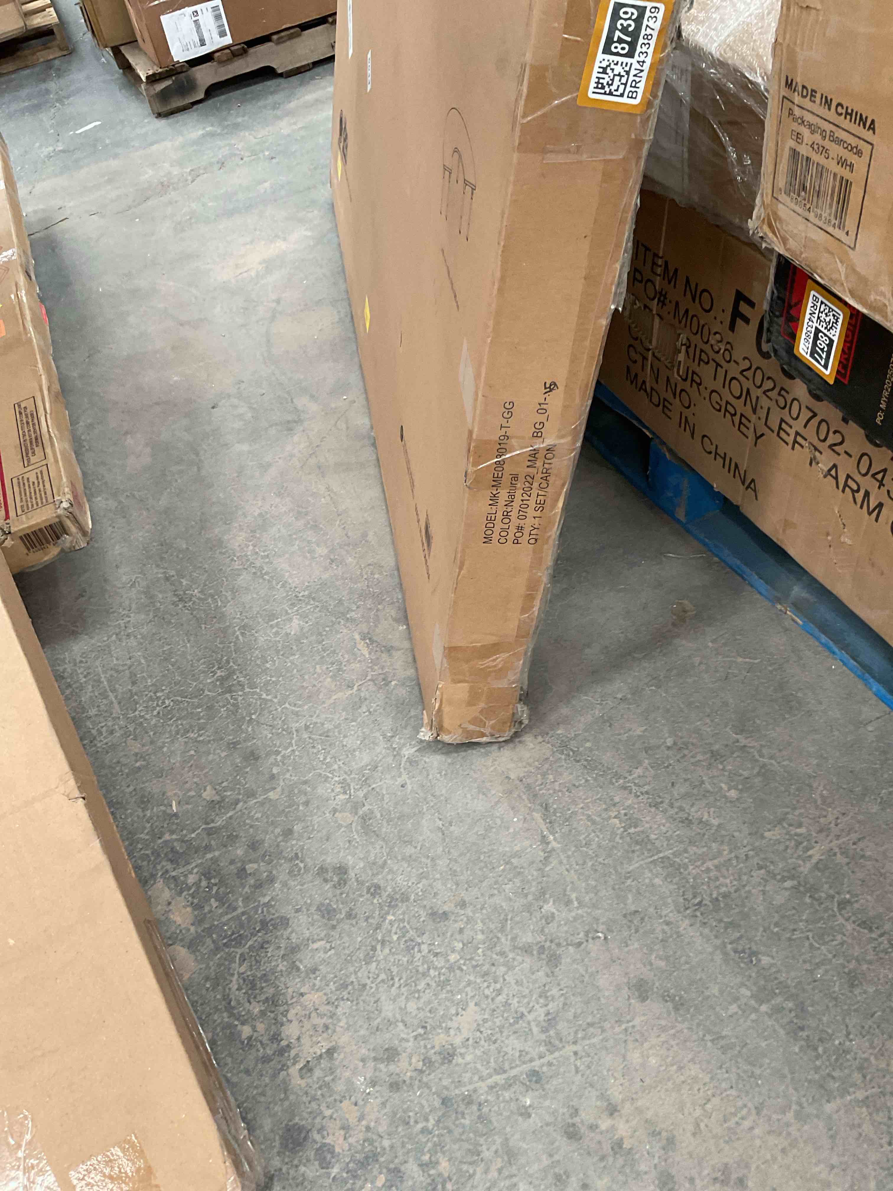 Condition photo showing Good Condition for  broke top.  HERCULES WOODEN ADJUSTABLE HALF CIRCLE TABLE COMMERCIAL GRADE