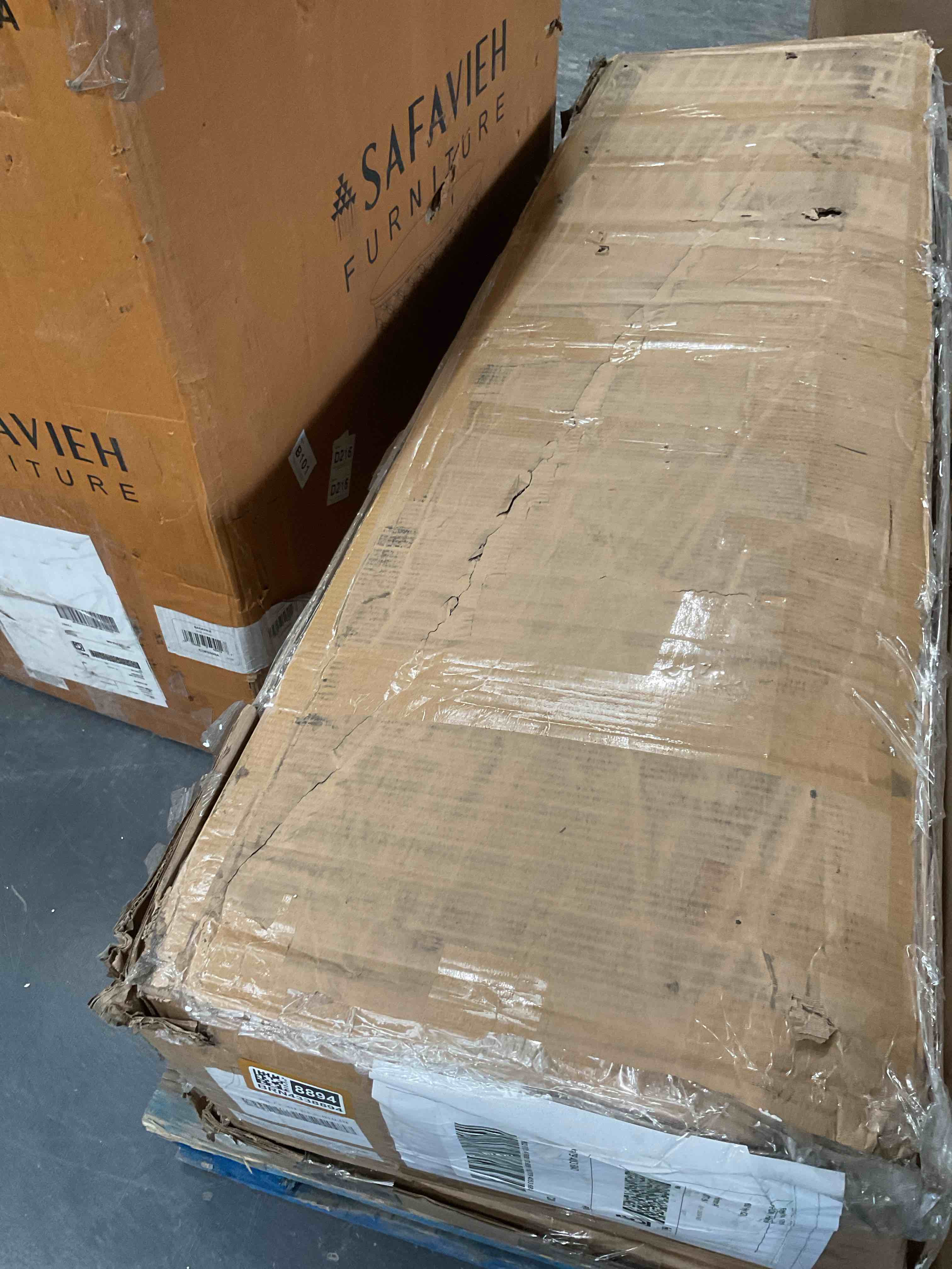 Condition photo showing Good Condition for Wenda Bed Frame with Bookcase Headboard and 4 Storage Drawers, Metal Platform Bed with RGB LED Lights