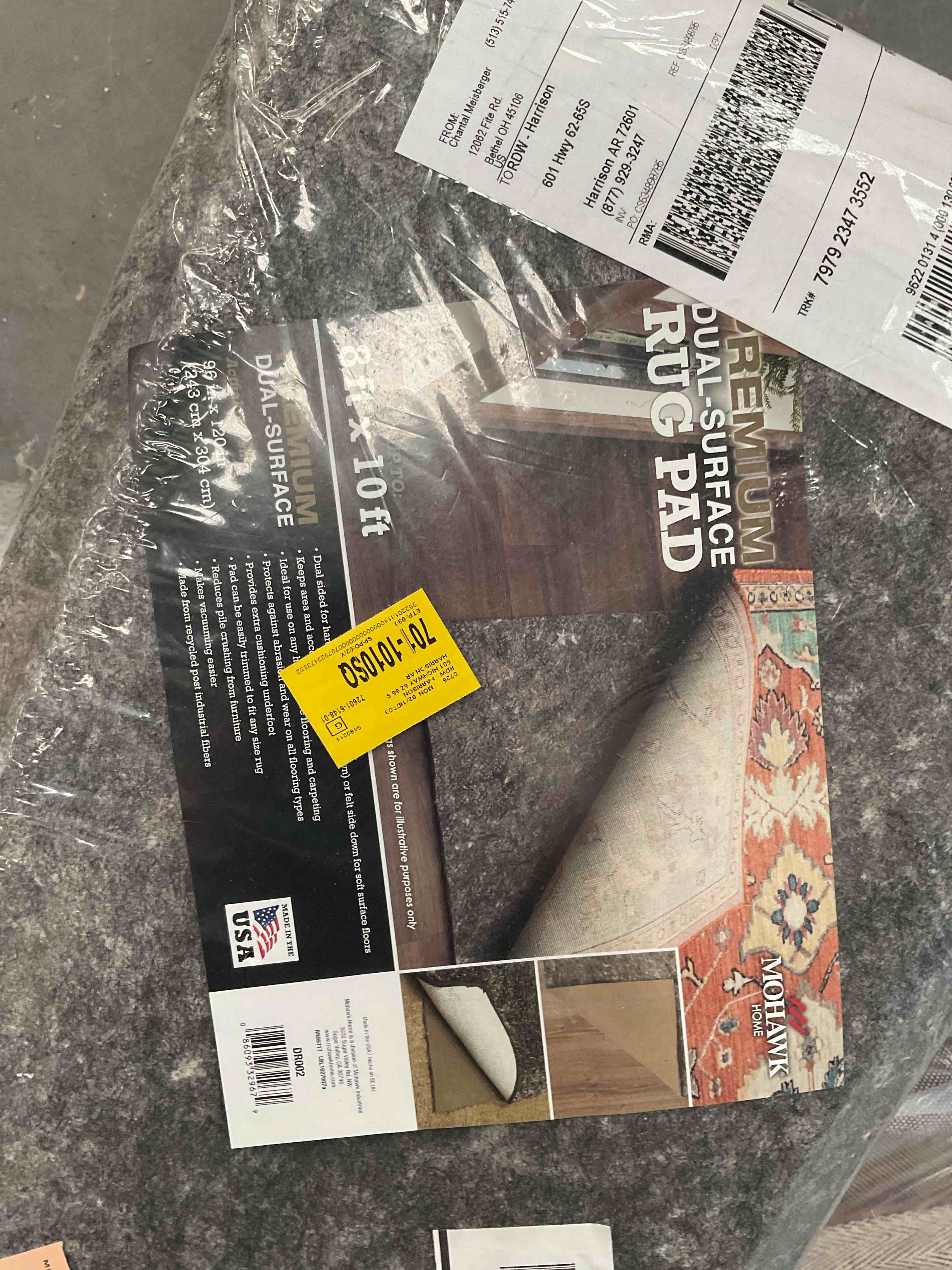 Condition photo showing Good Condition for RUG PAD