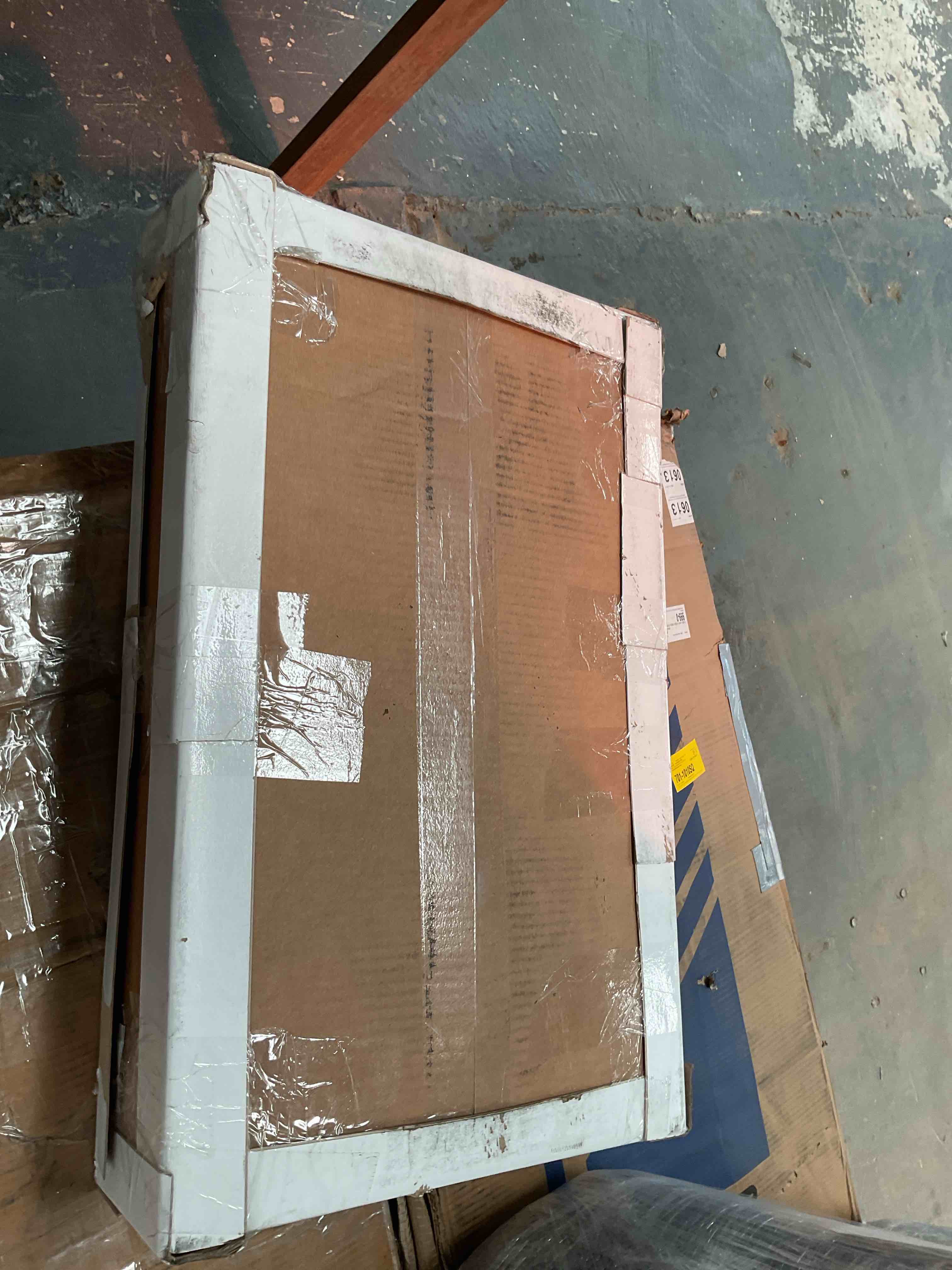 Condition photo showing Good Condition for Boat Shaped Conference Table with Metal T Base | Electrical Unit