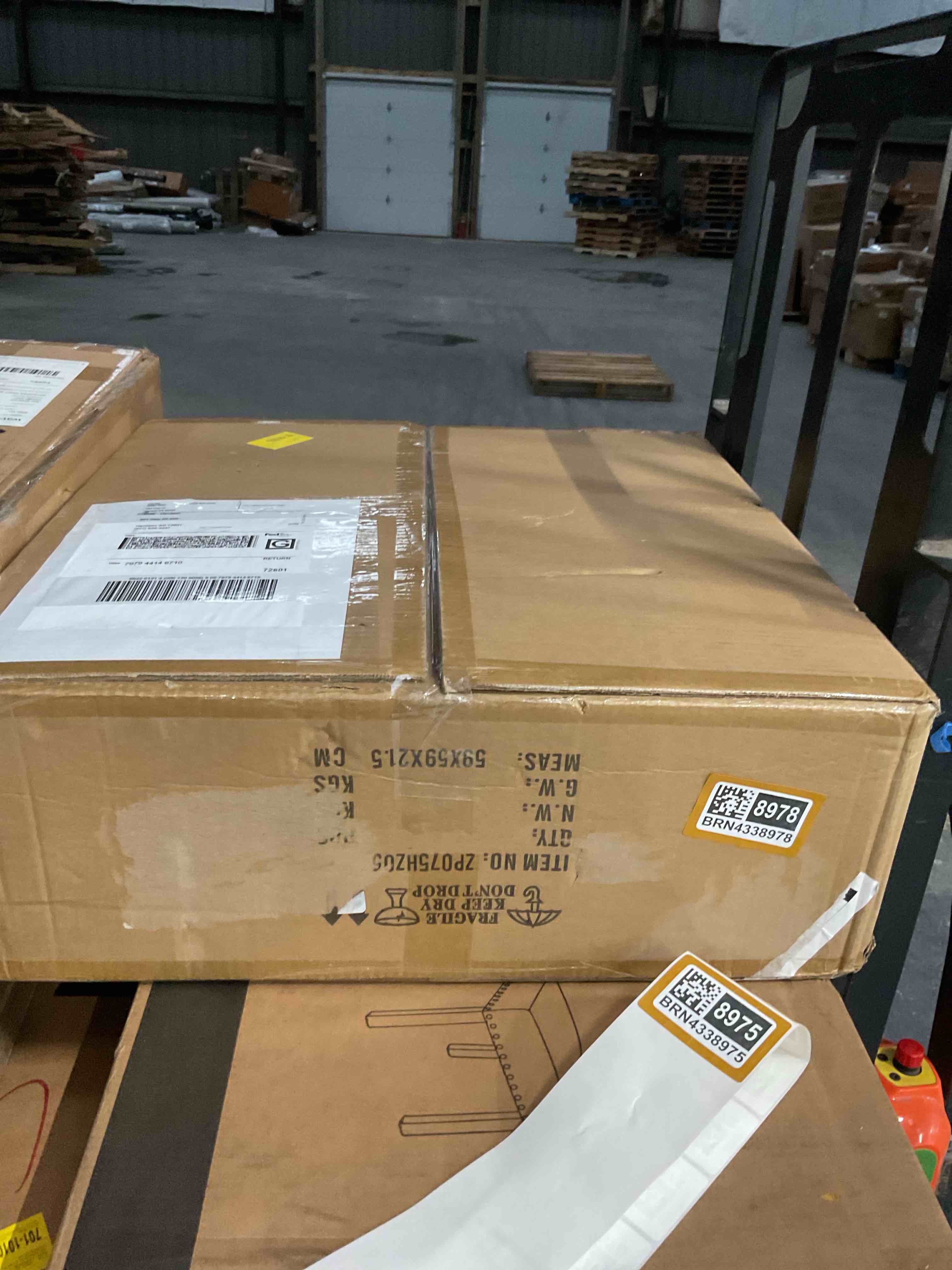 Condition photo showing Good Condition for 5-Lights Hand-Woven Rattan Pendant Light