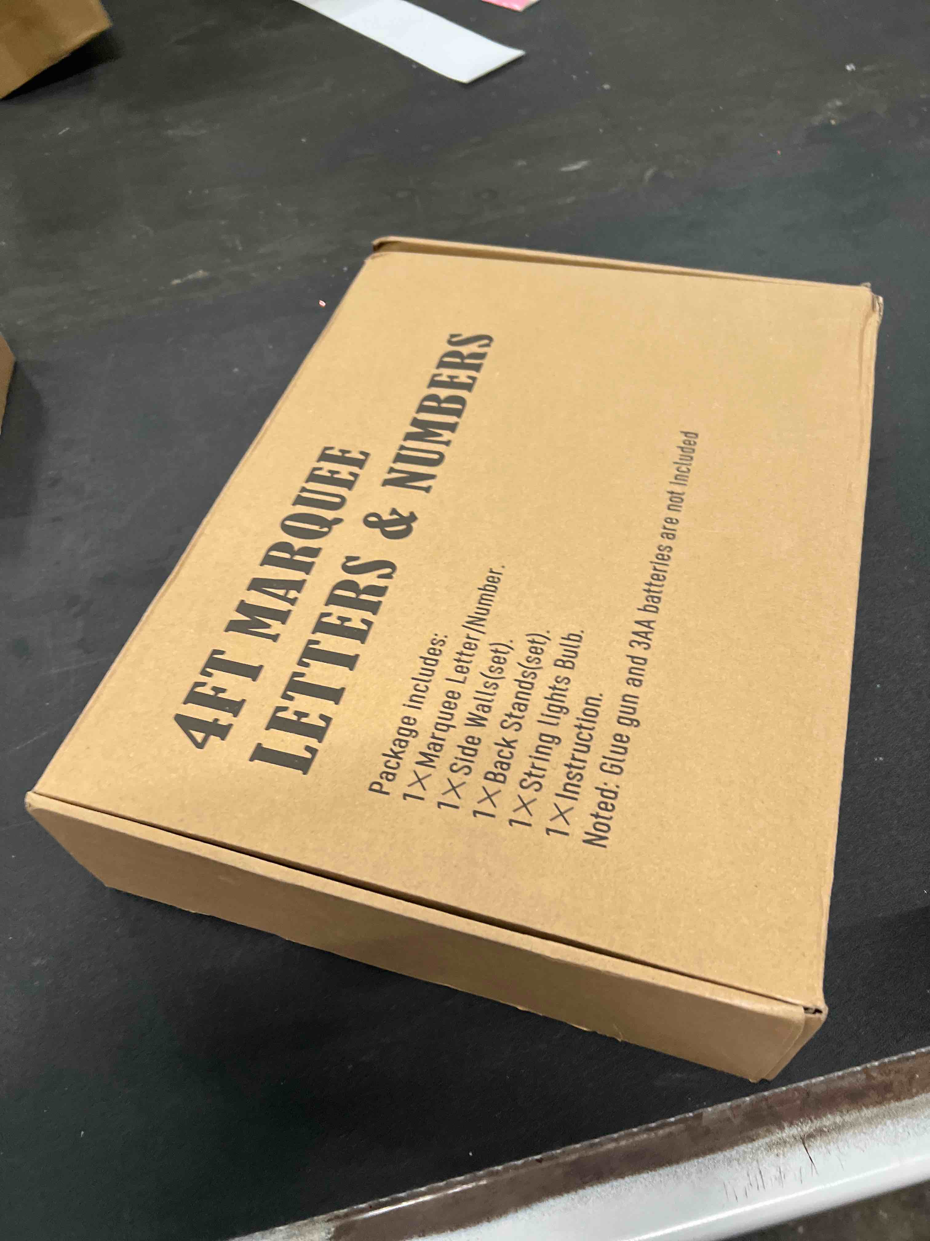 Condition photo showing Good Condition for Ledido 4FT Marquee Light Up Numbers, Cool White Light Up Numbers Large Marquee Numbers for Party Decorations,6th 16th Birthday Anniversary Decor, Number 6 Number 6 4FT