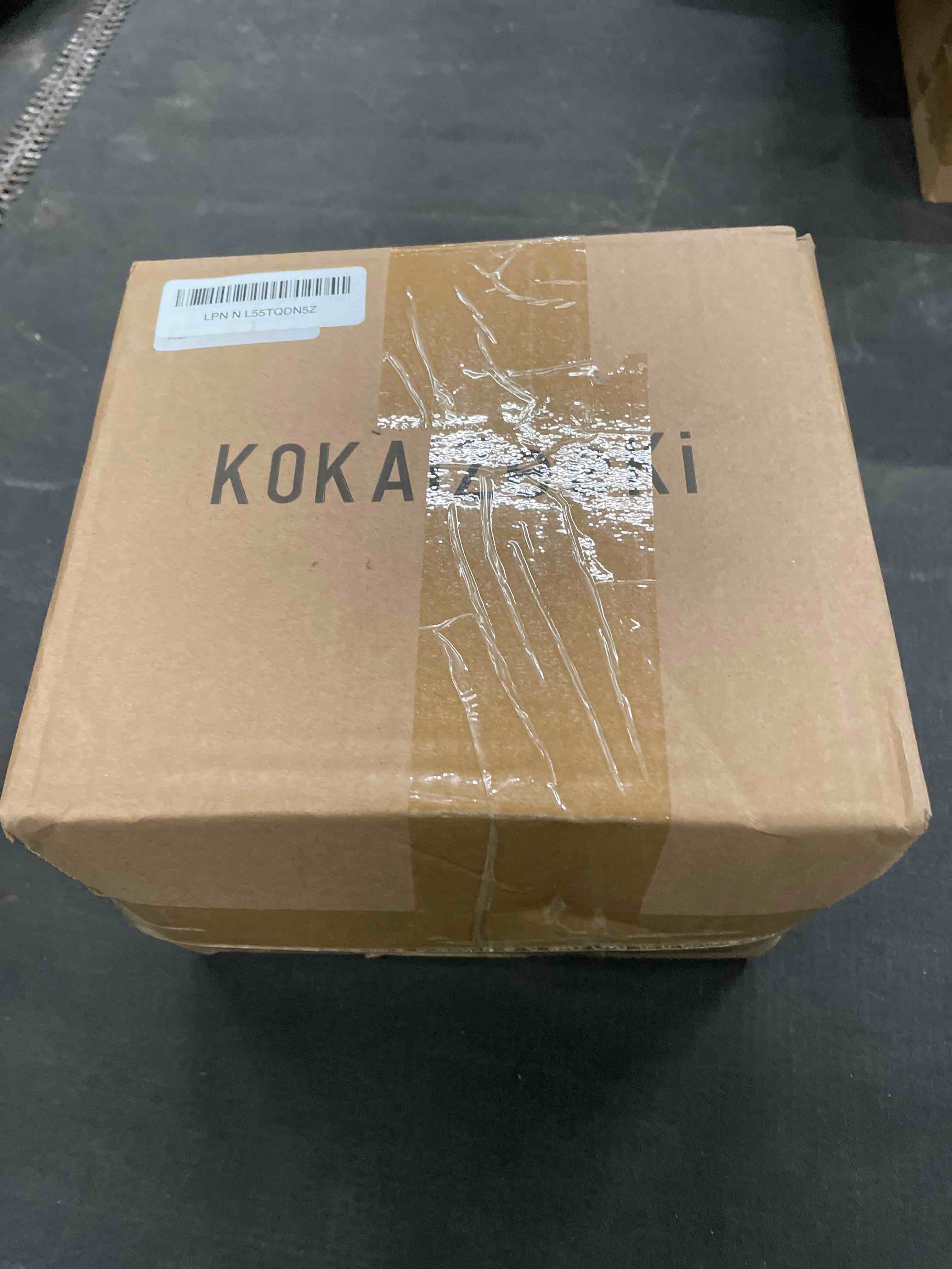 Condition photo showing Good Condition for KOKAiZeeKi Black Crystal Pendant Light with Prism Crystals and LED Enhance Kitchen Island, Bathroom, Bedroom, and Bar Ambiance