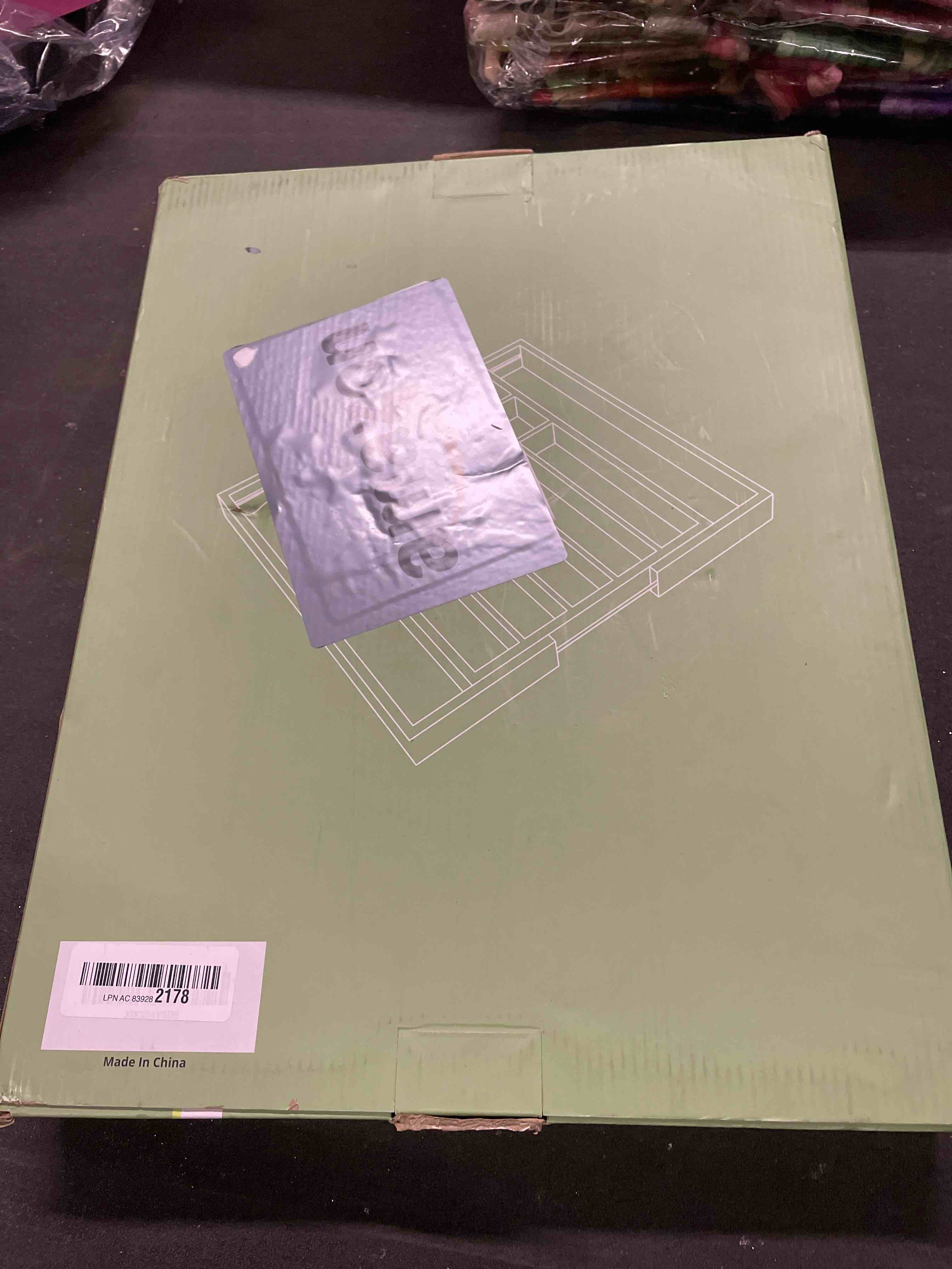 Condition photo showing Good Condition for Purawood Bamboo Drawer Organizer - Expandable Silverware Organizer & Utensil Drawer Organizer, Cutlery Tray with Dividers, 7-9 Slots- Kitchen Organizer for Utensils & Flatware (Natural) Natural 9 Slot