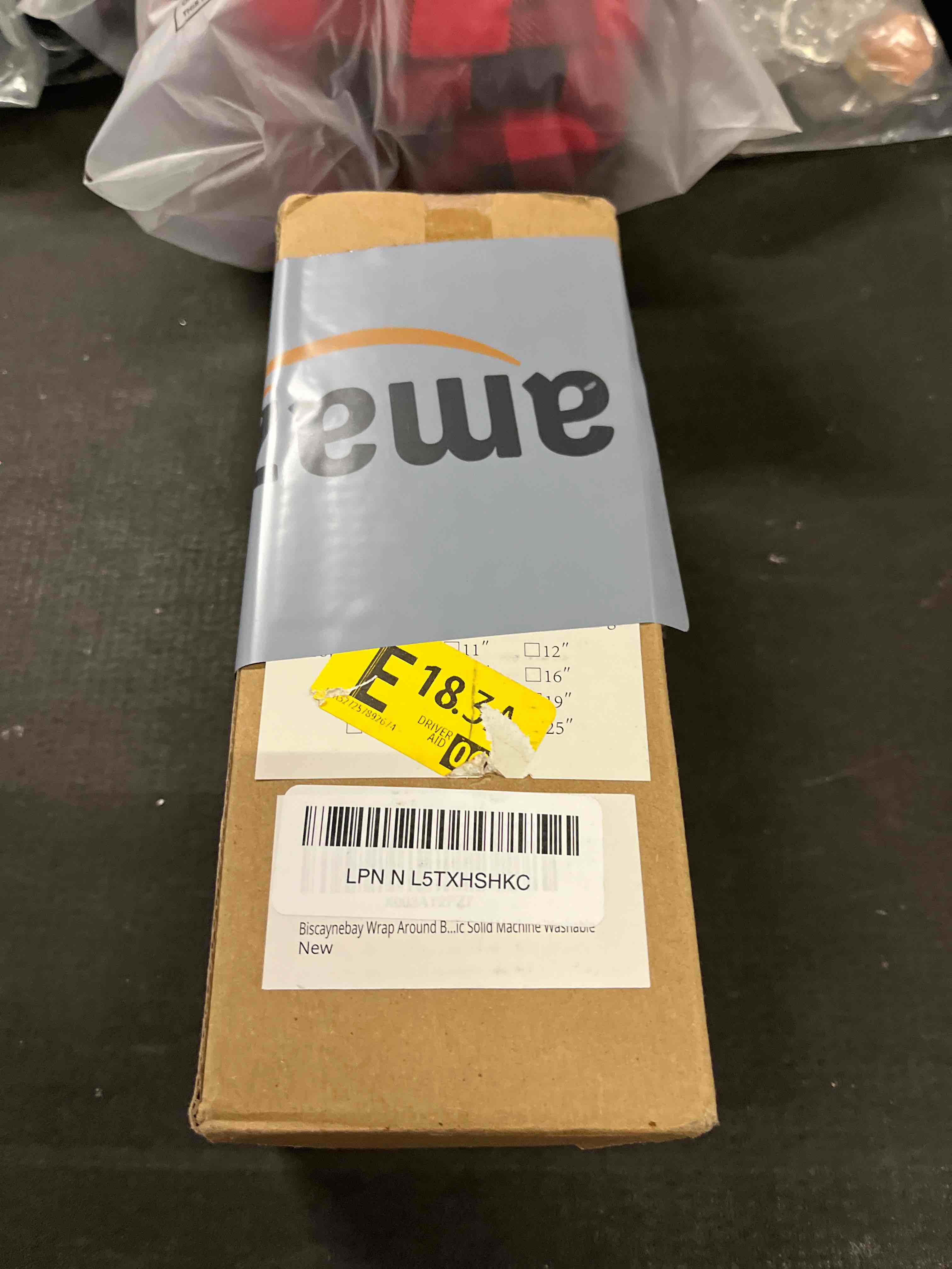 Condition photo showing Good Condition for Biscaynebay Wrap Around Bed Skirts for Queen Beds 17" Long Drop, Brown Adjustable Elastic Dust Ruffles Easy Fit Wrinkle & Fade Resistant Silky Luxurious Fabric Solid Machine Washable Queen-17" Drop Brown