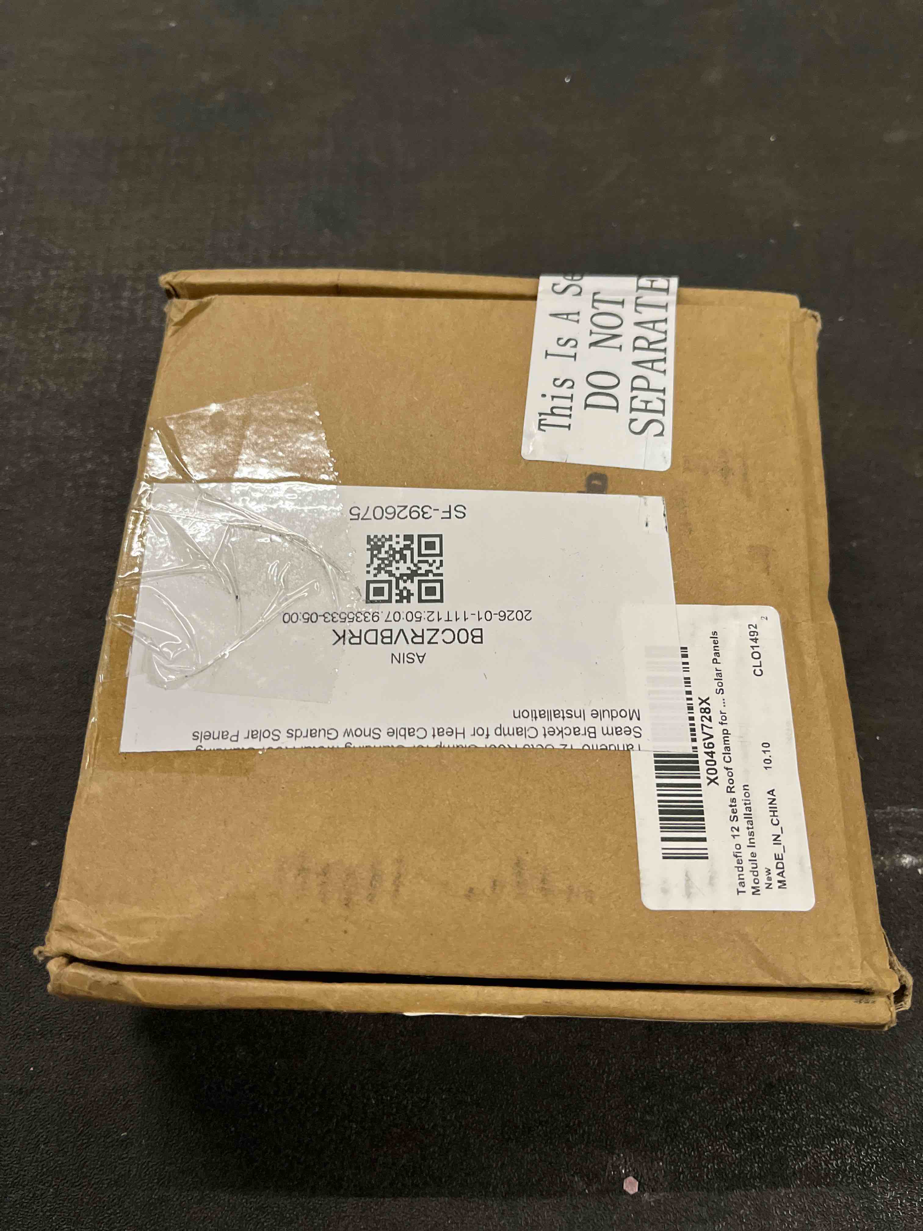Condition photo showing Good Condition for Tandefio 12 Sets Roof Clamp for Standing Metal Roof Standing Seam Bracket Clamp for Heat Cable Snow Guards Solar Panels Module Installation