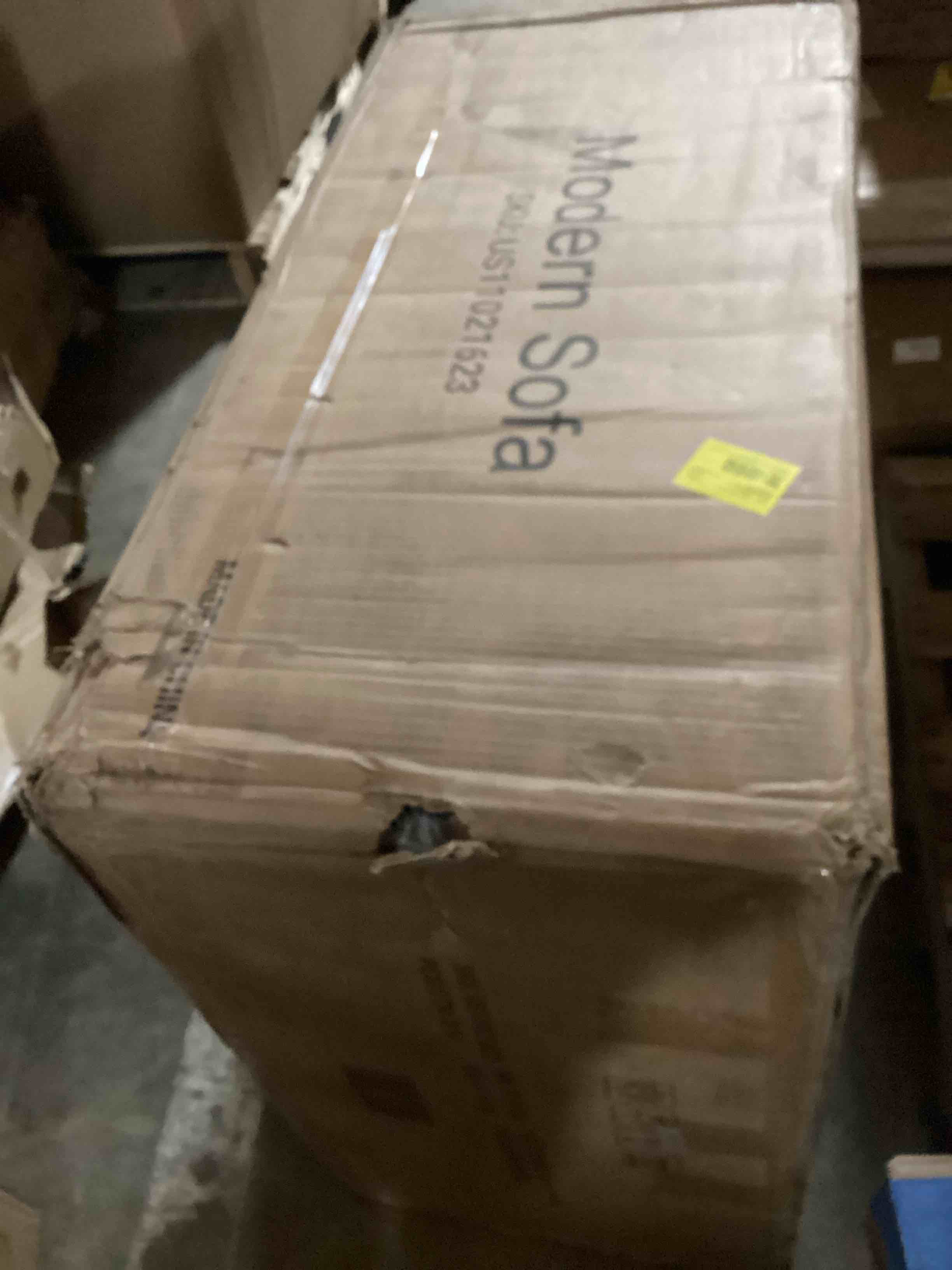 Condition photo showing Good Condition for Kaneki 6 - Piece Slipcovered Corduroy Sectional Sofa Sleeper Couch