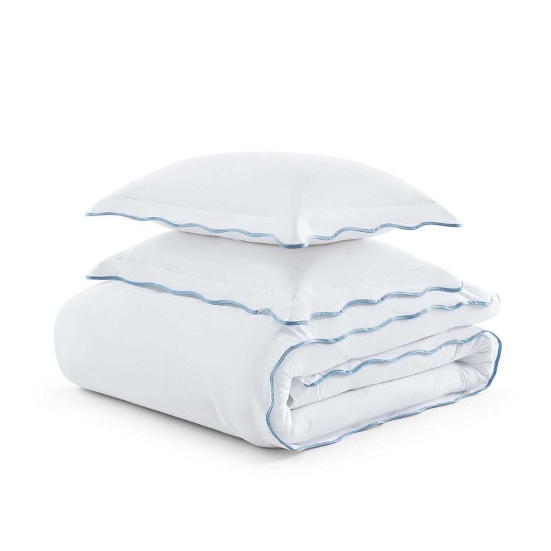 martha stewart simple scallop cotton set