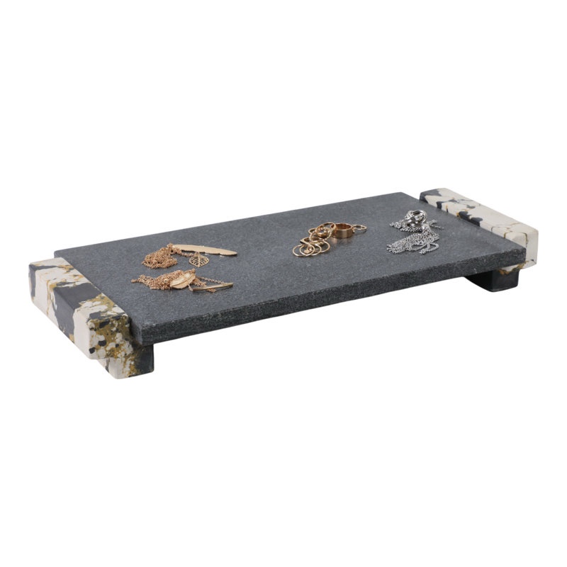 Brayden StudioÂ® 18" Calhoun Marble Tray