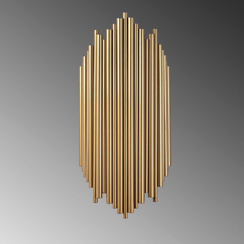 Thaleia Stainless Steel Flush Mounted Sconce