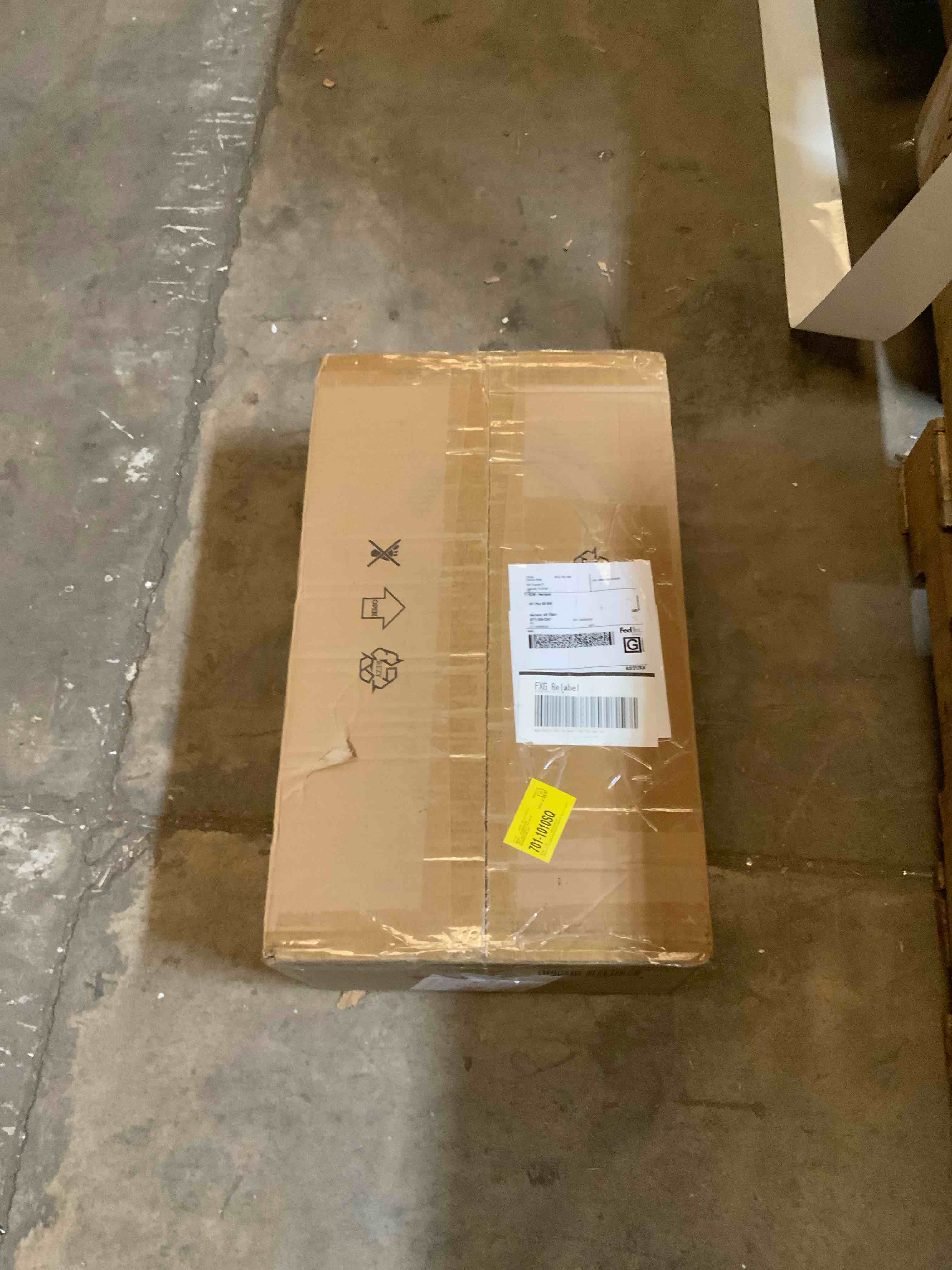 Condition photo showing As Is for Lio 3 - Light Dimmable Iron ETL Bathroom Vanity Light with Round Shape Cloud Glass Shade