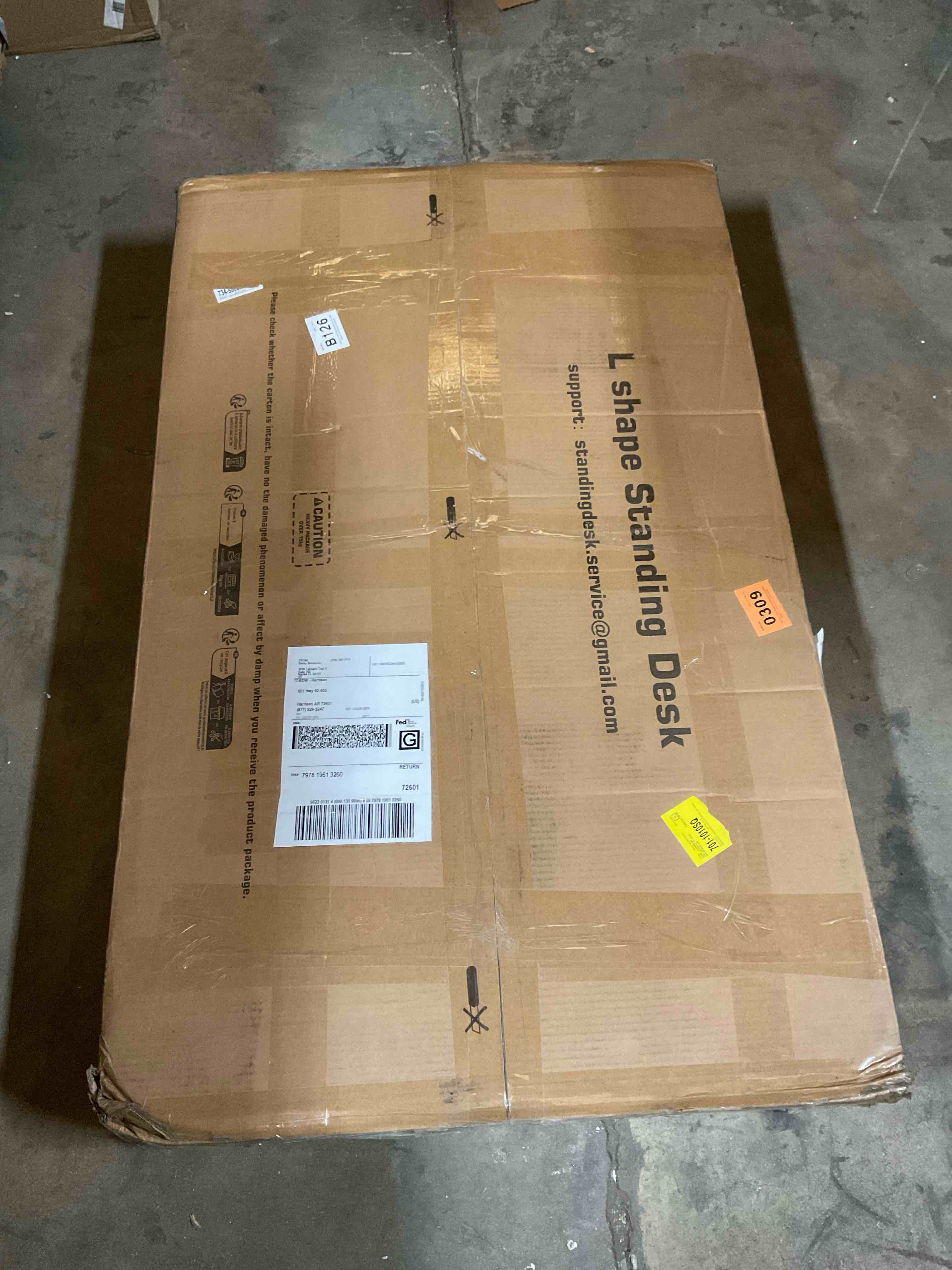 Condition photo showing Good Condition for (INCOMPLETE) L-shape Electric Height Adjustable Standing Desk