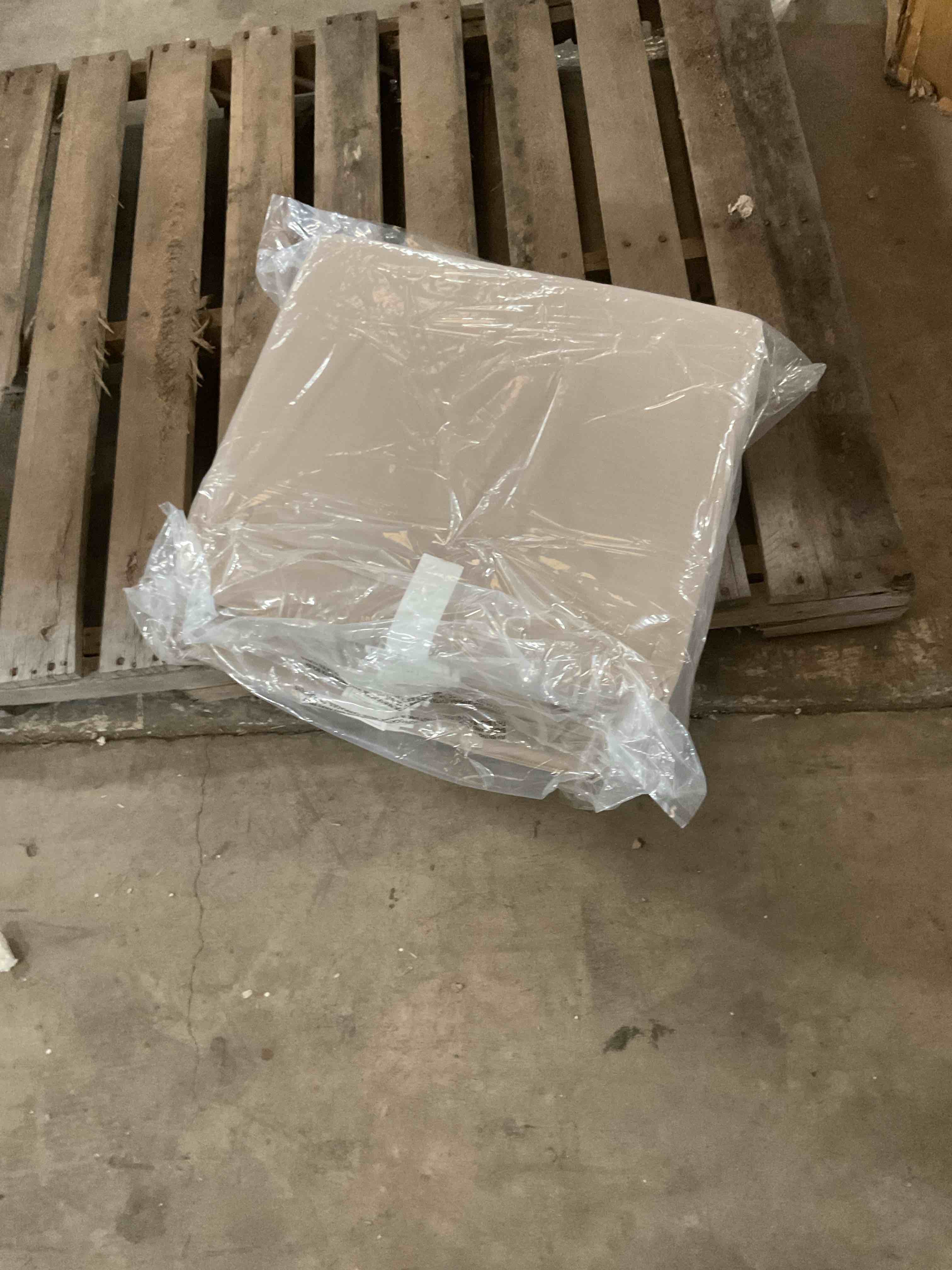 Set of 4 Beige Seat Cushions