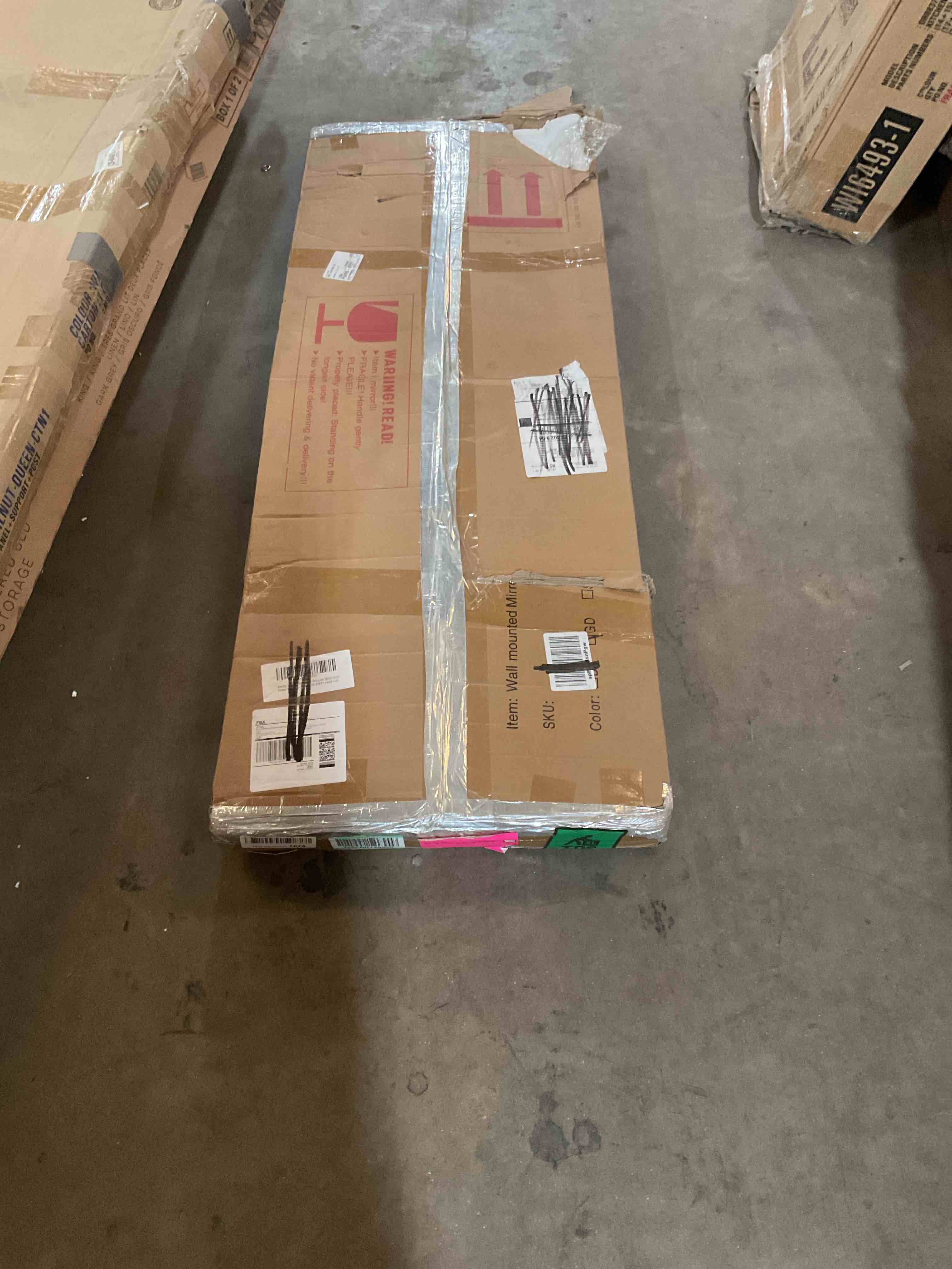 Condition photo showing Good Condition for (BROKEN)Wall Mounted Mirror