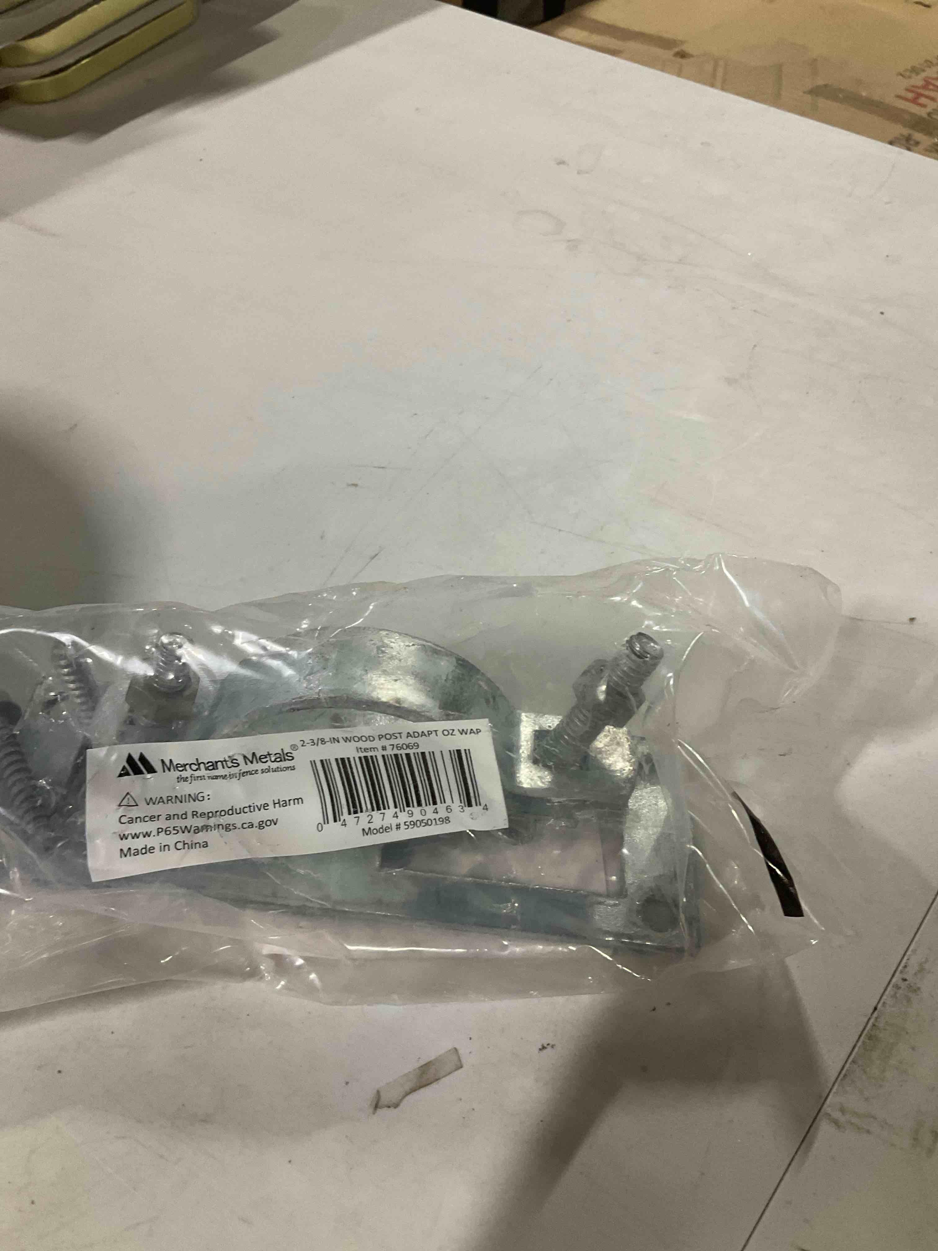 Condition photo showing Good Condition for Galvanized Wood Fence Adaptor