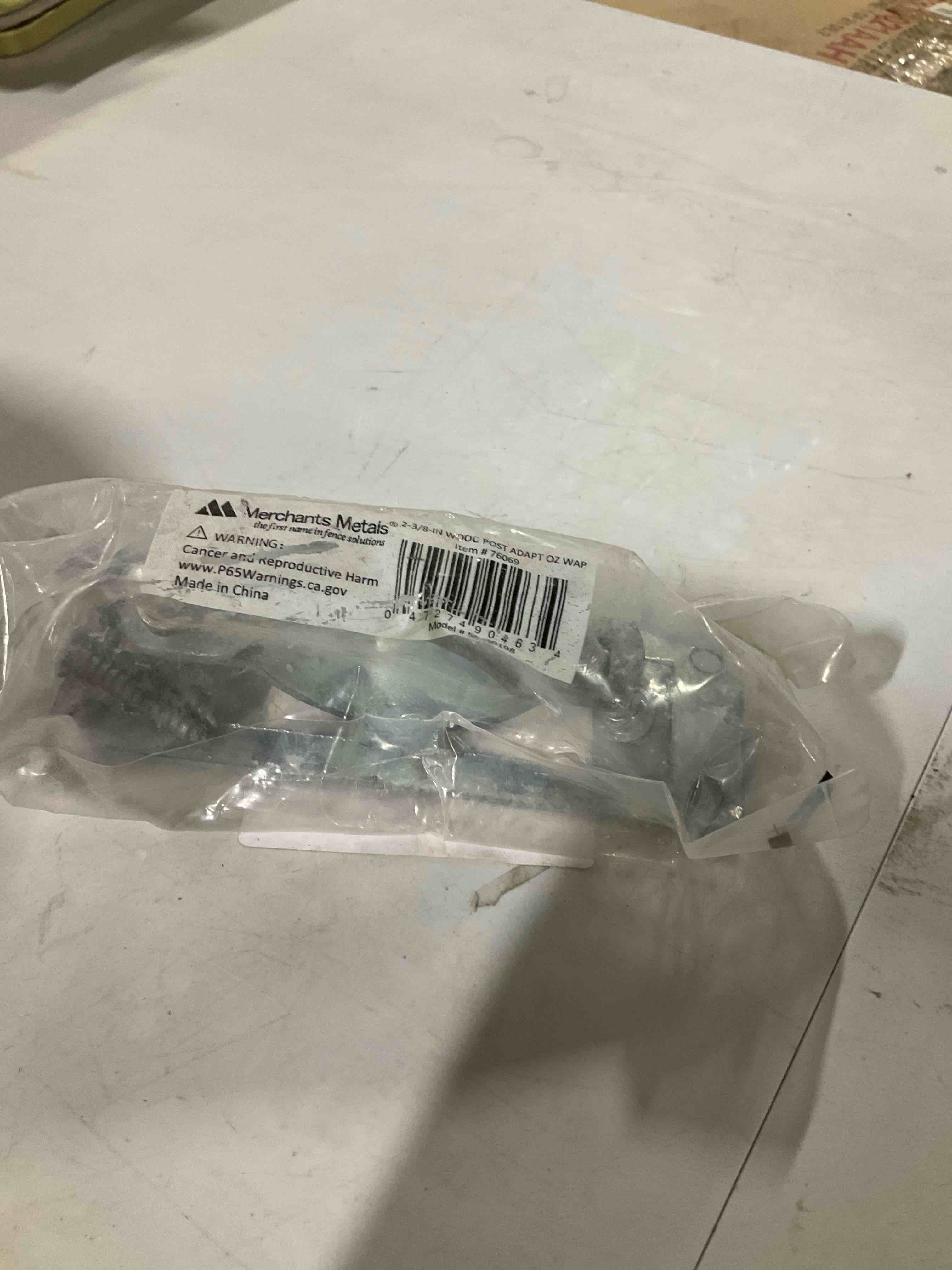 Condition photo showing Good Condition for Galvanized Wood Fence Adaptor