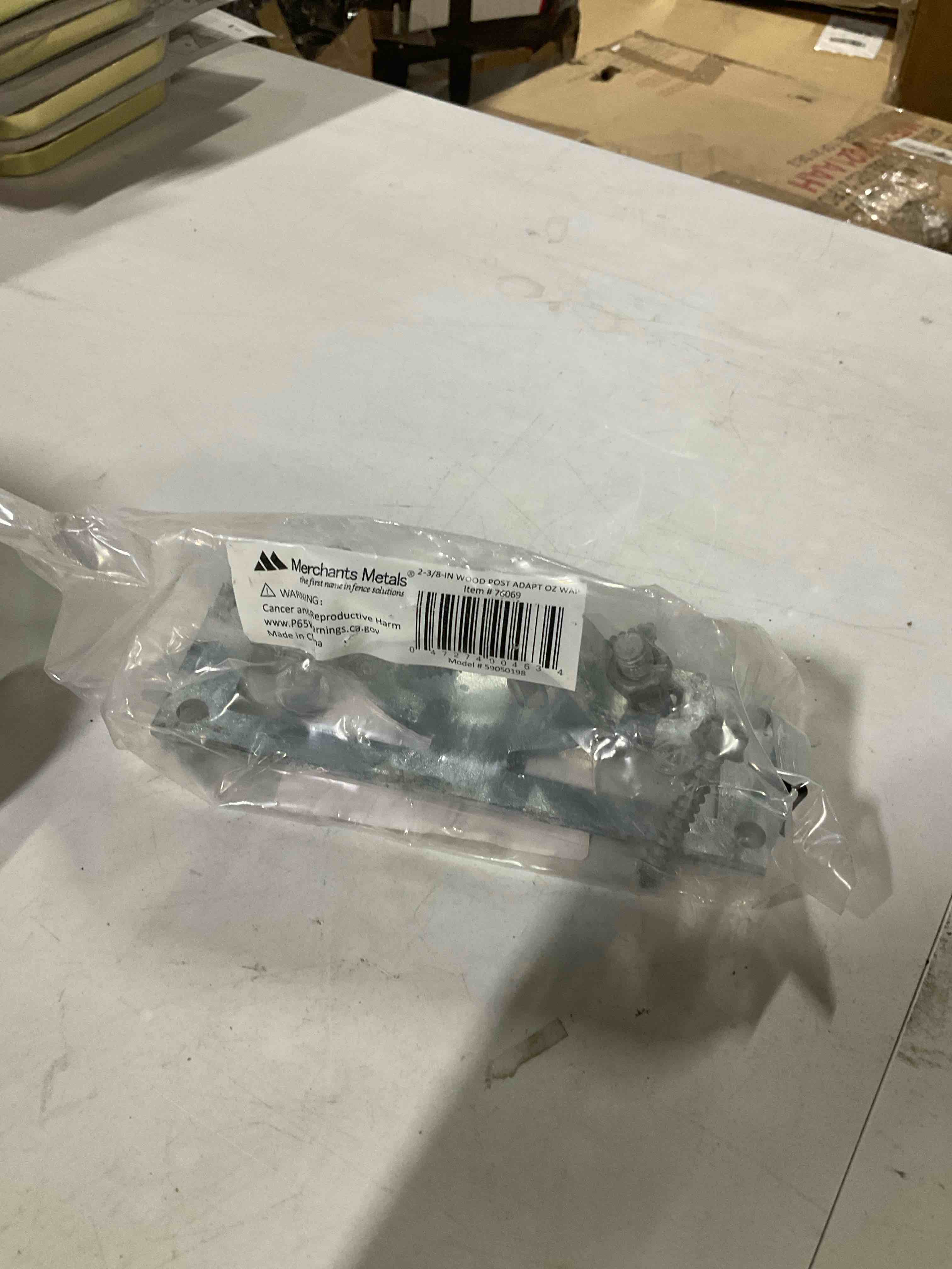 Condition photo showing Good Condition for Galvanized Wood Fence Adaptor