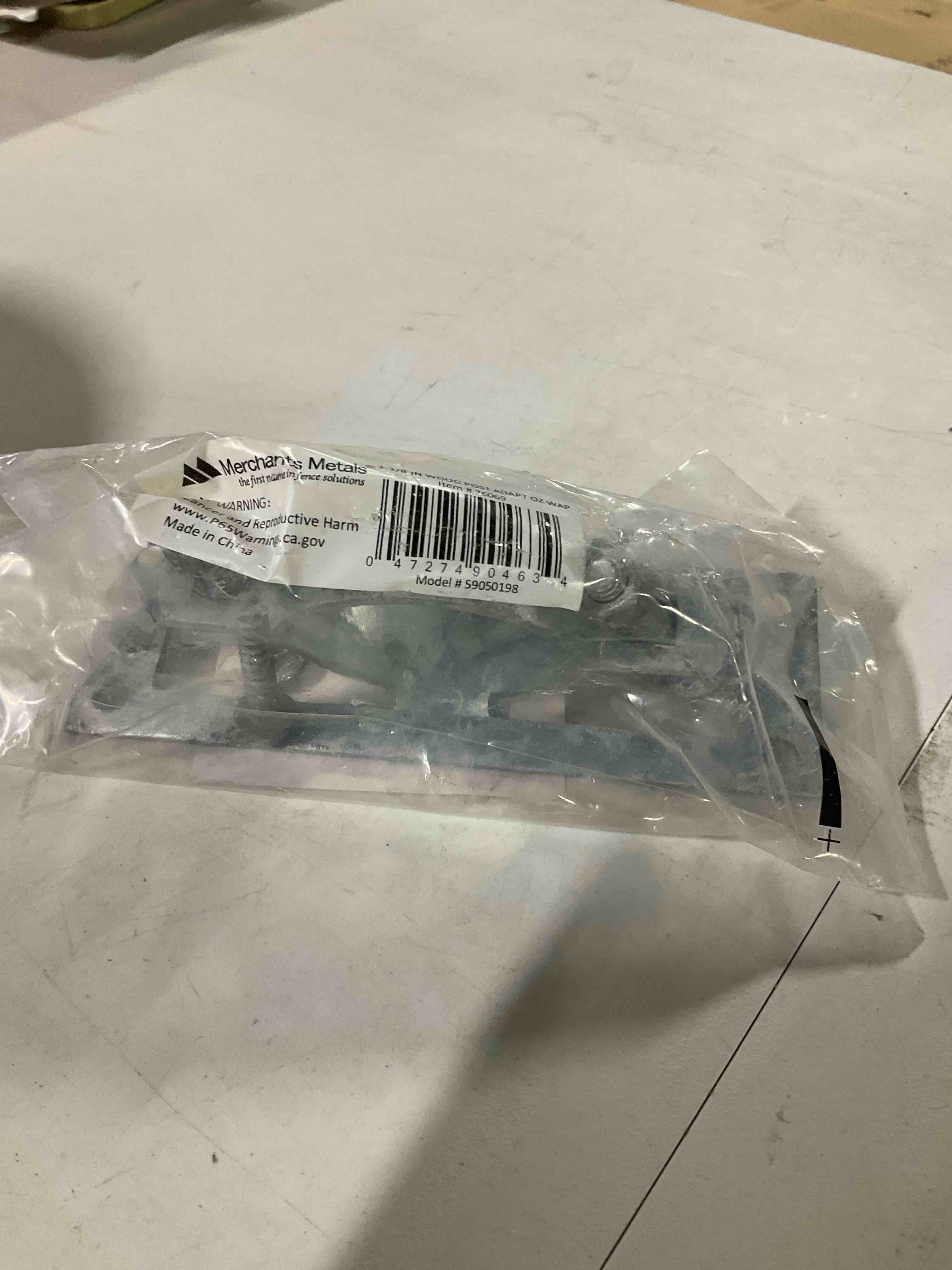 Condition photo showing Good Condition for Galvanized Wood Fence Adaptor