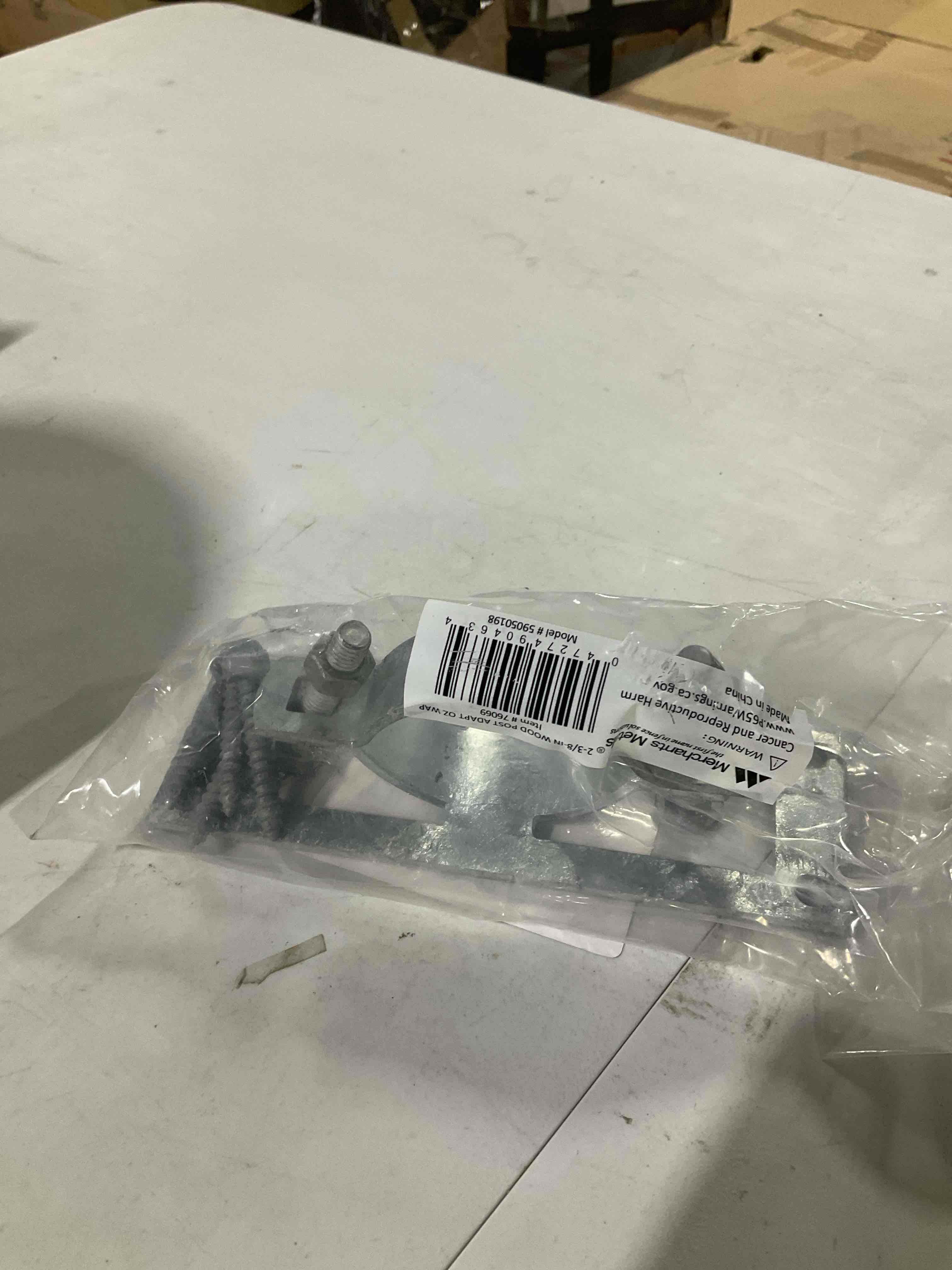 Condition photo showing Good Condition for Galvanized Wood Fence Adaptor