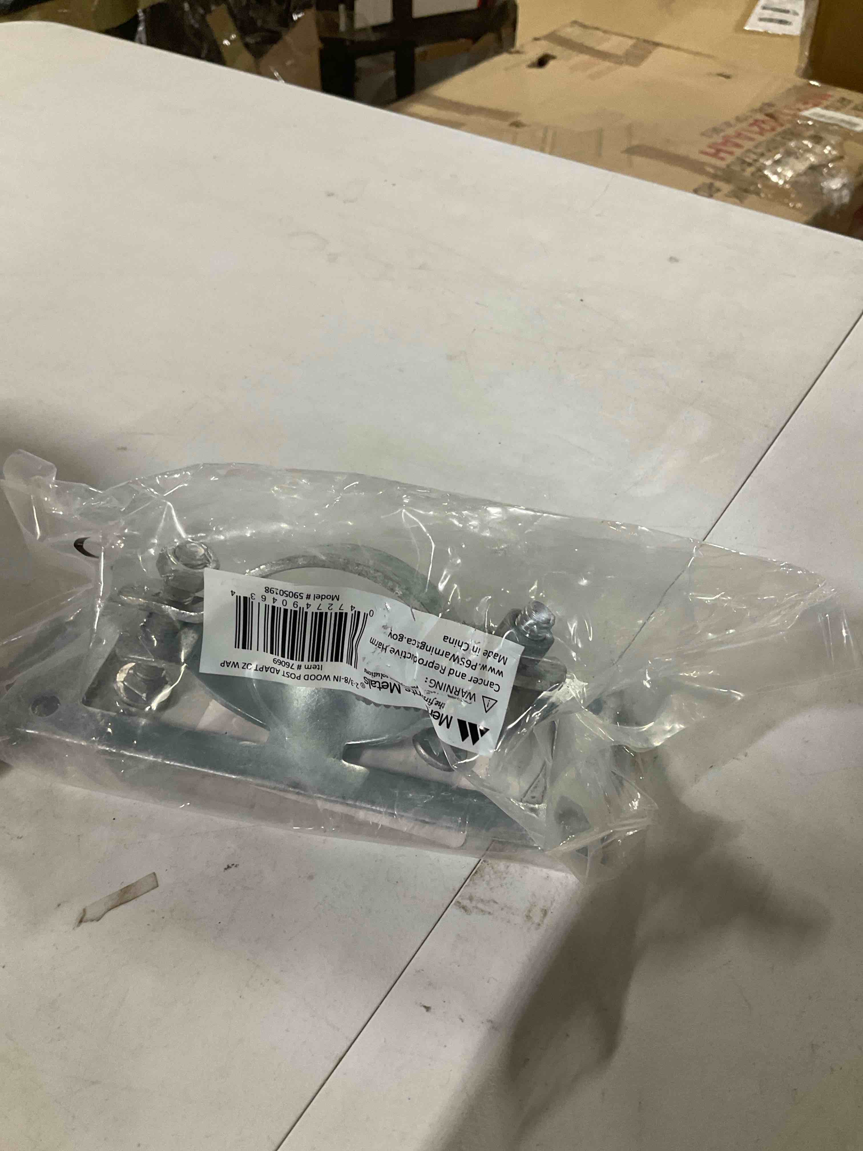 Condition photo showing Good Condition for Galvanized Wood Fence Adaptor