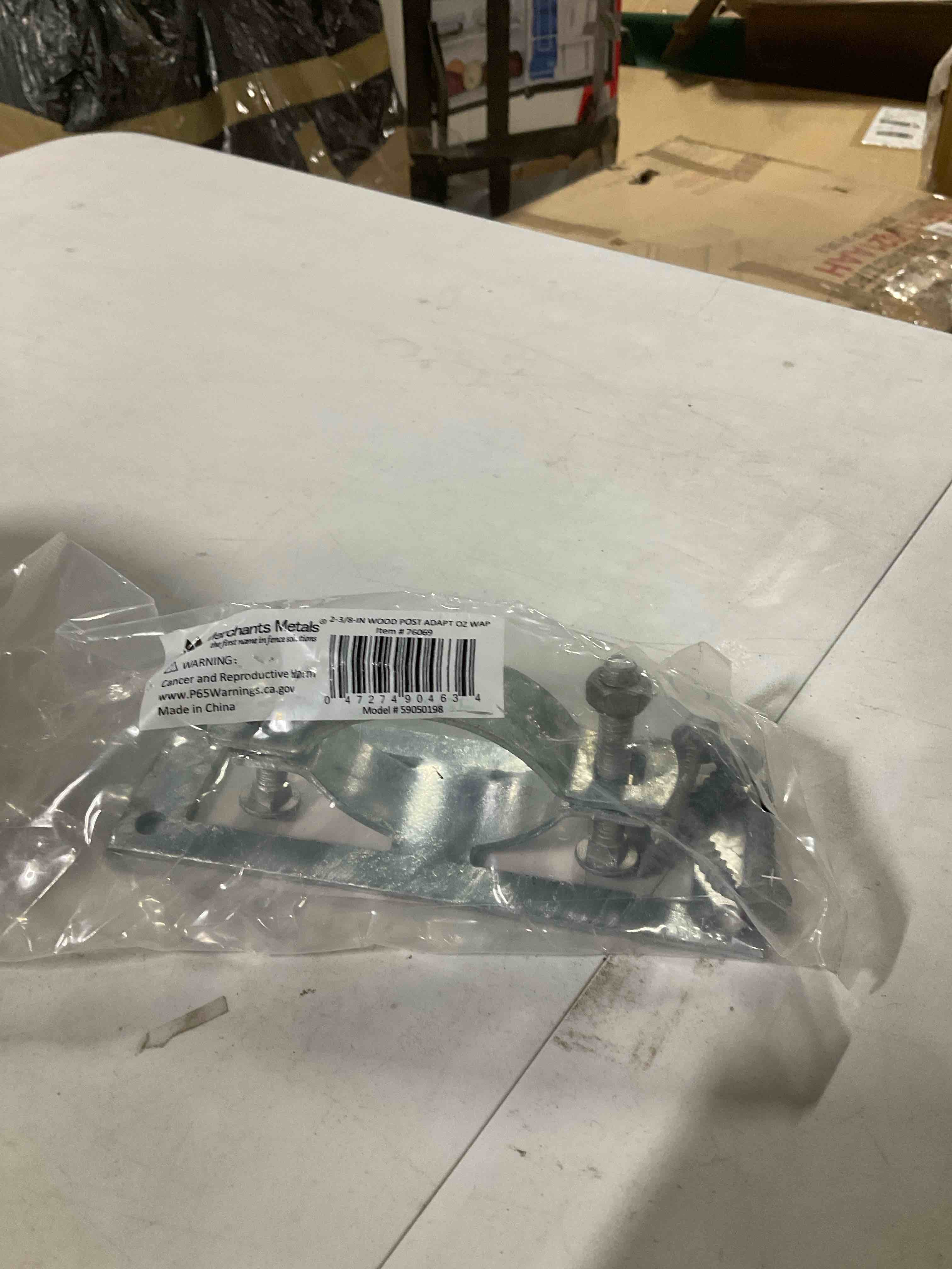 Condition photo showing Good Condition for Galvanized Wood Fence Adaptor