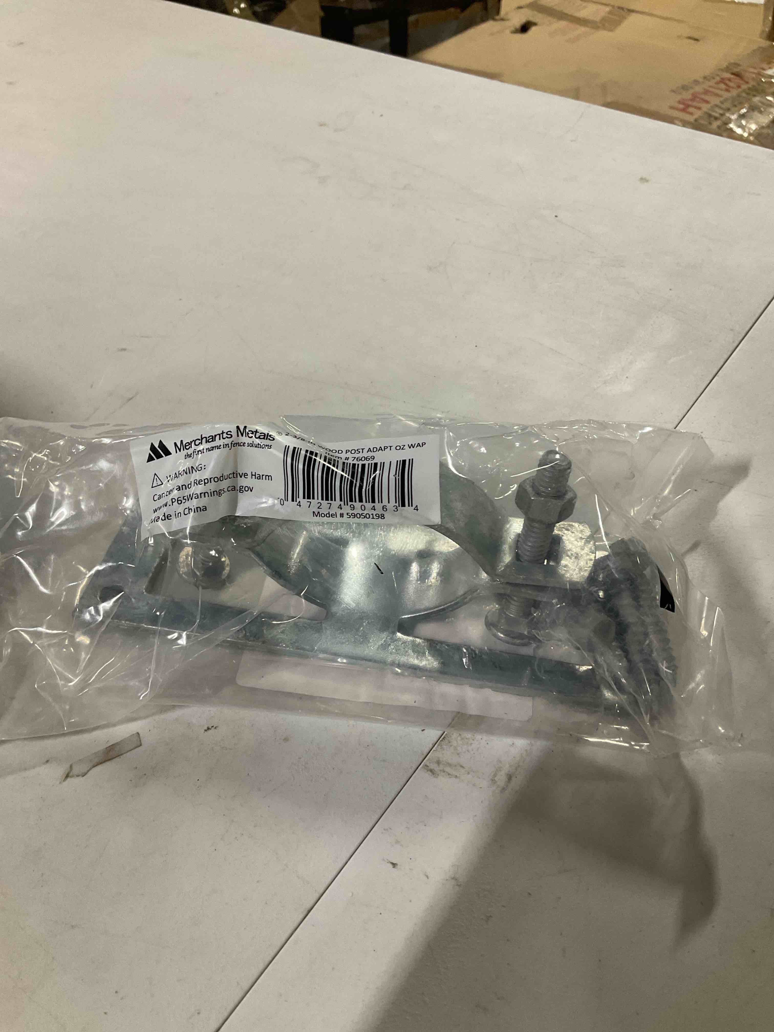 Condition photo showing Good Condition for Galvanized Wood Fence Adaptor