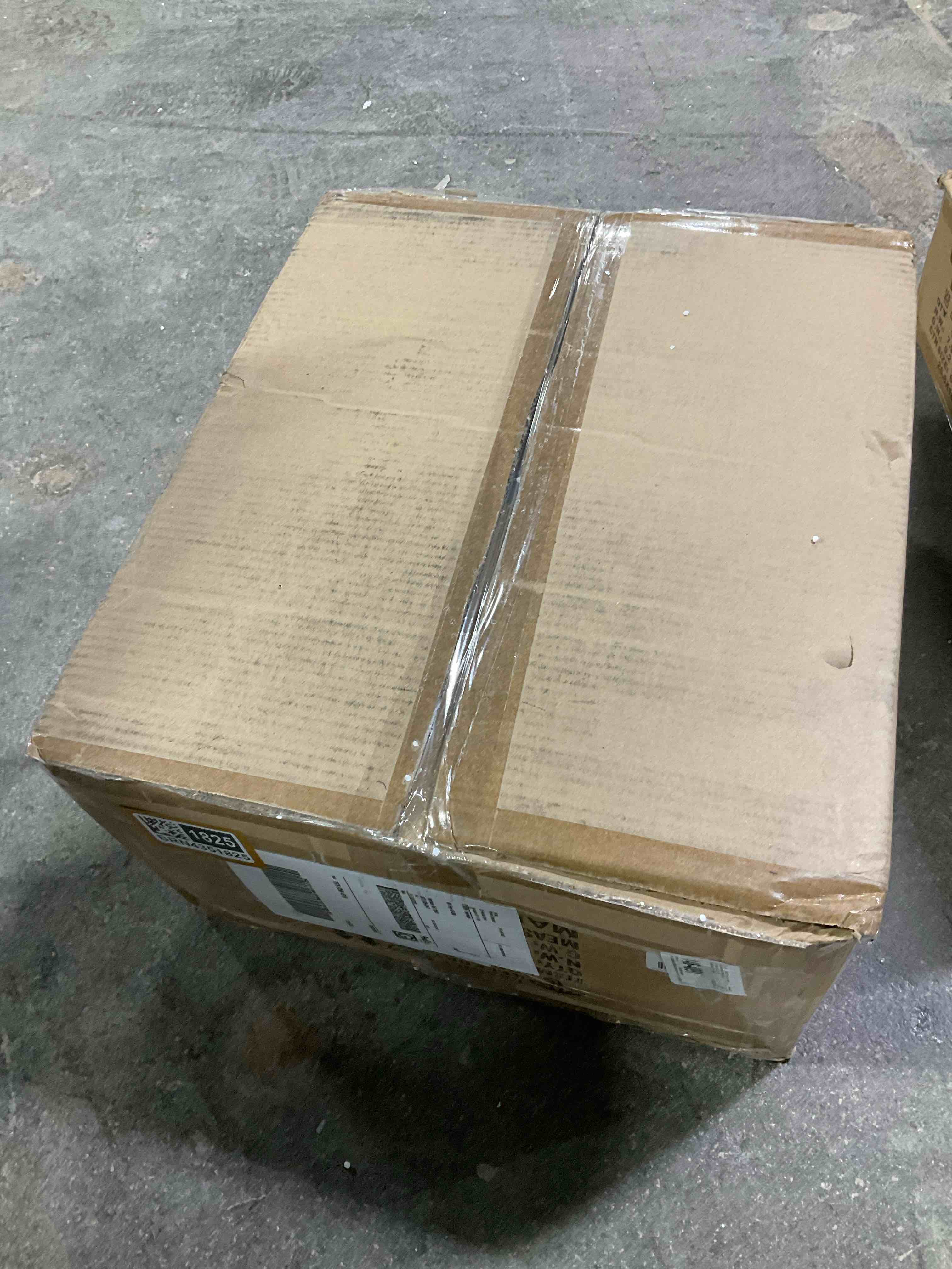 Condition photo showing Good Condition for Wicker Basket Shade Floor Lamp