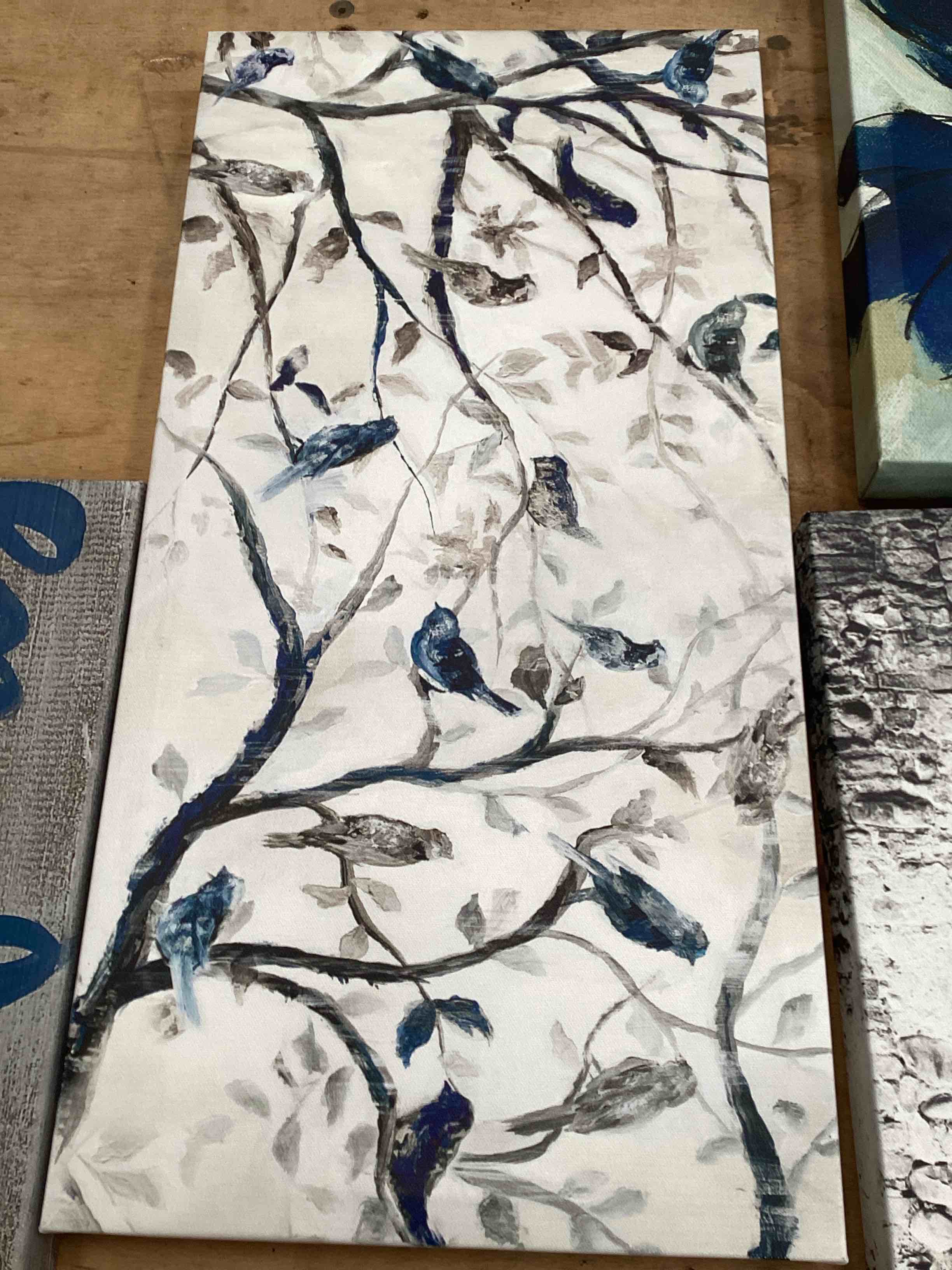 Condition photo showing Good Condition for 4  Blue toned Prints 