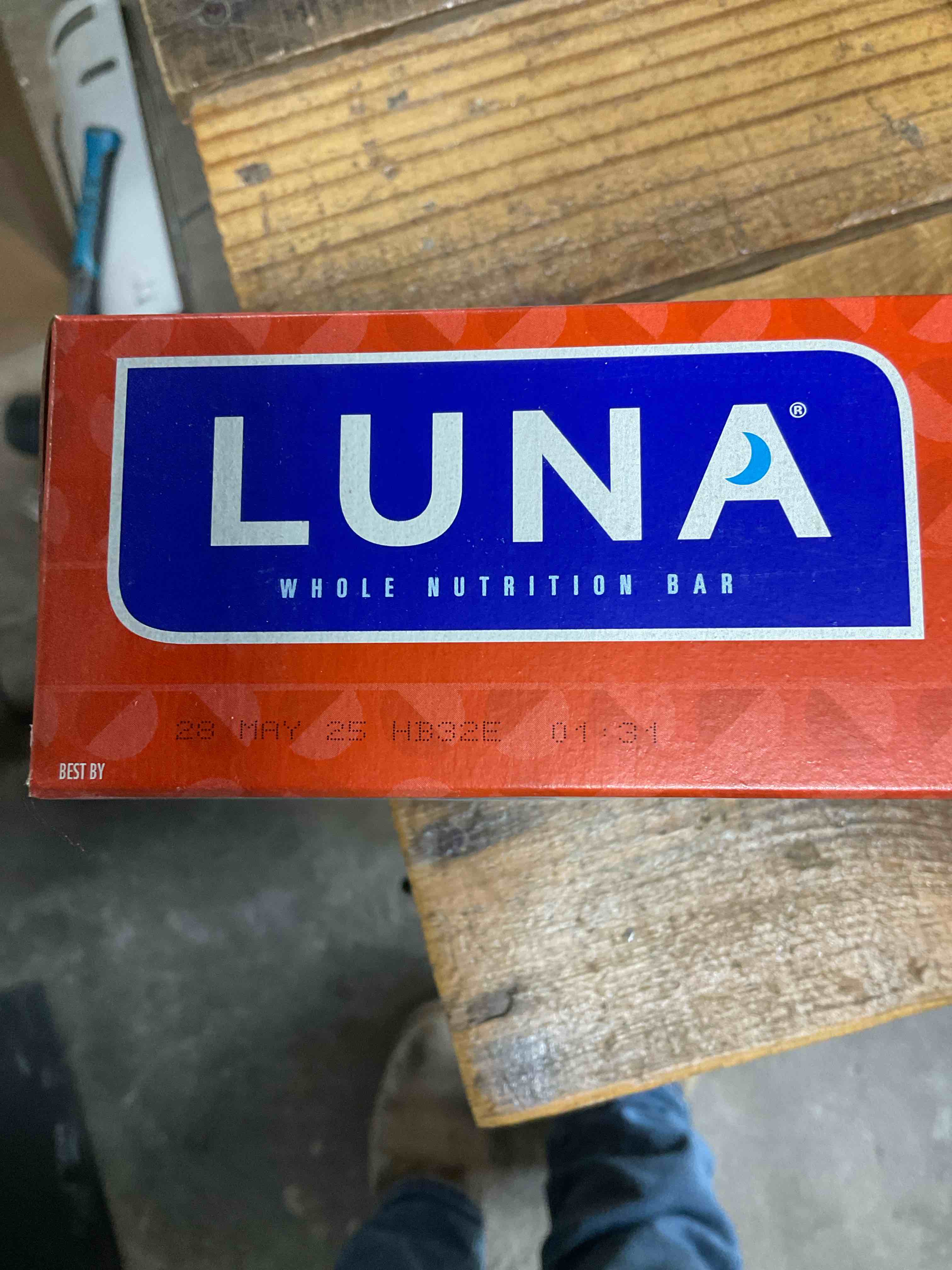 Condition photo showing New/Like New for Clif Bar Luna Nutz Over Chocolate Box, 25.35 Oz, 15 Count