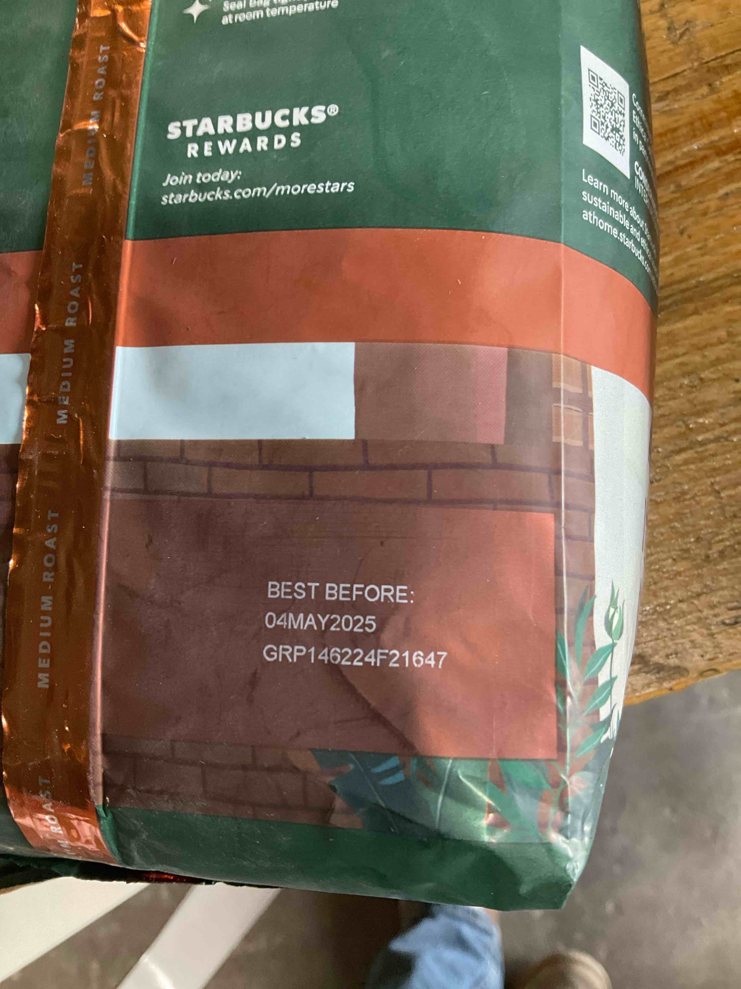 Condition photo showing New/Like New for Starbucks Ground Coffee, Medium Roast Coffee, Pike Place Roast, 100% Arabica, 1 Bag (28 Oz)