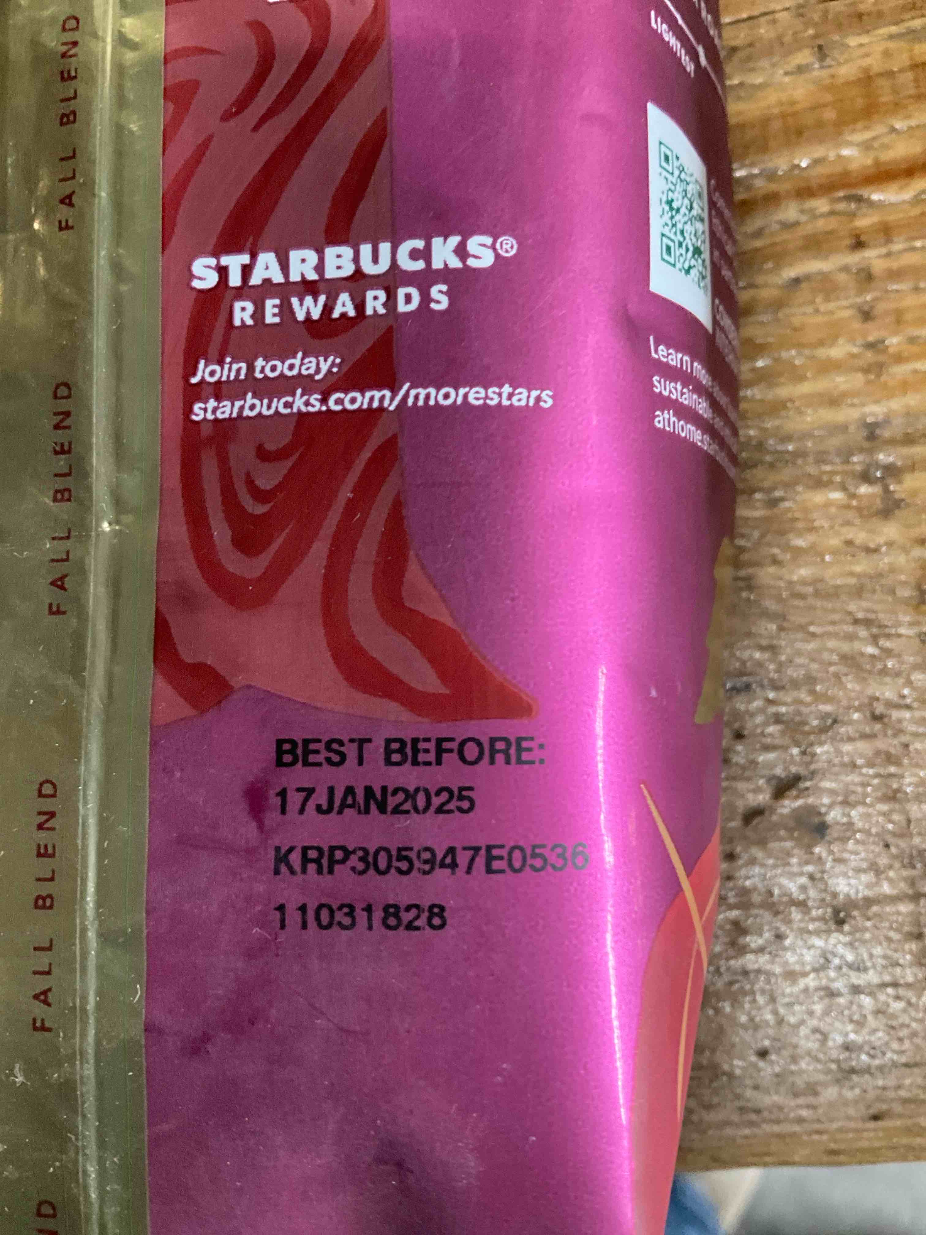 Condition photo showing New/Like New for Starbucks Fall Blend, Ground, 10 ounce bag (Pack of 2)