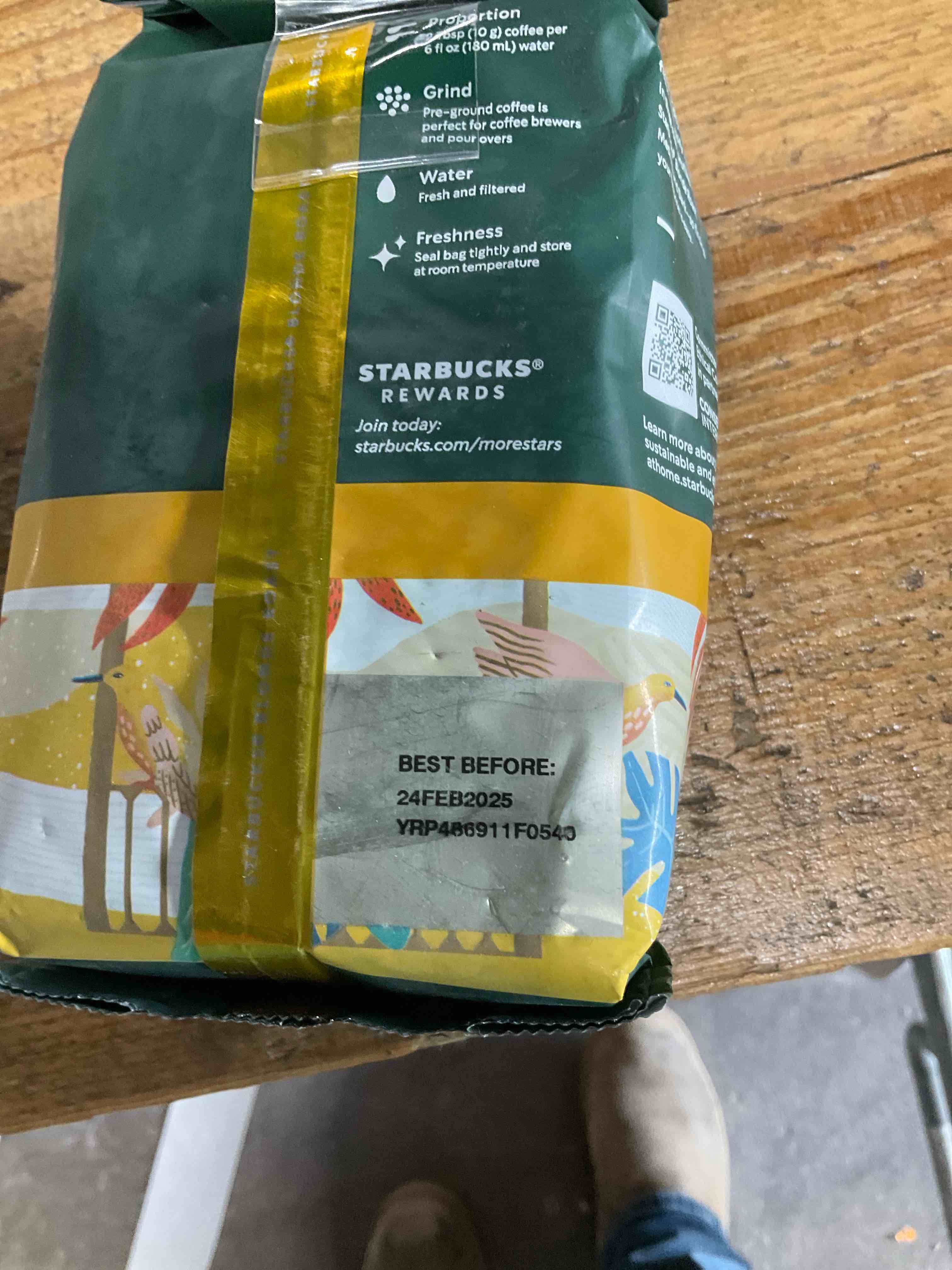 Condition photo showing New/Like New for Starbucks Ground Coffee, Starbucks Blonde Roast Hot or Iced Coffee, Veranda Blend, 12 oz