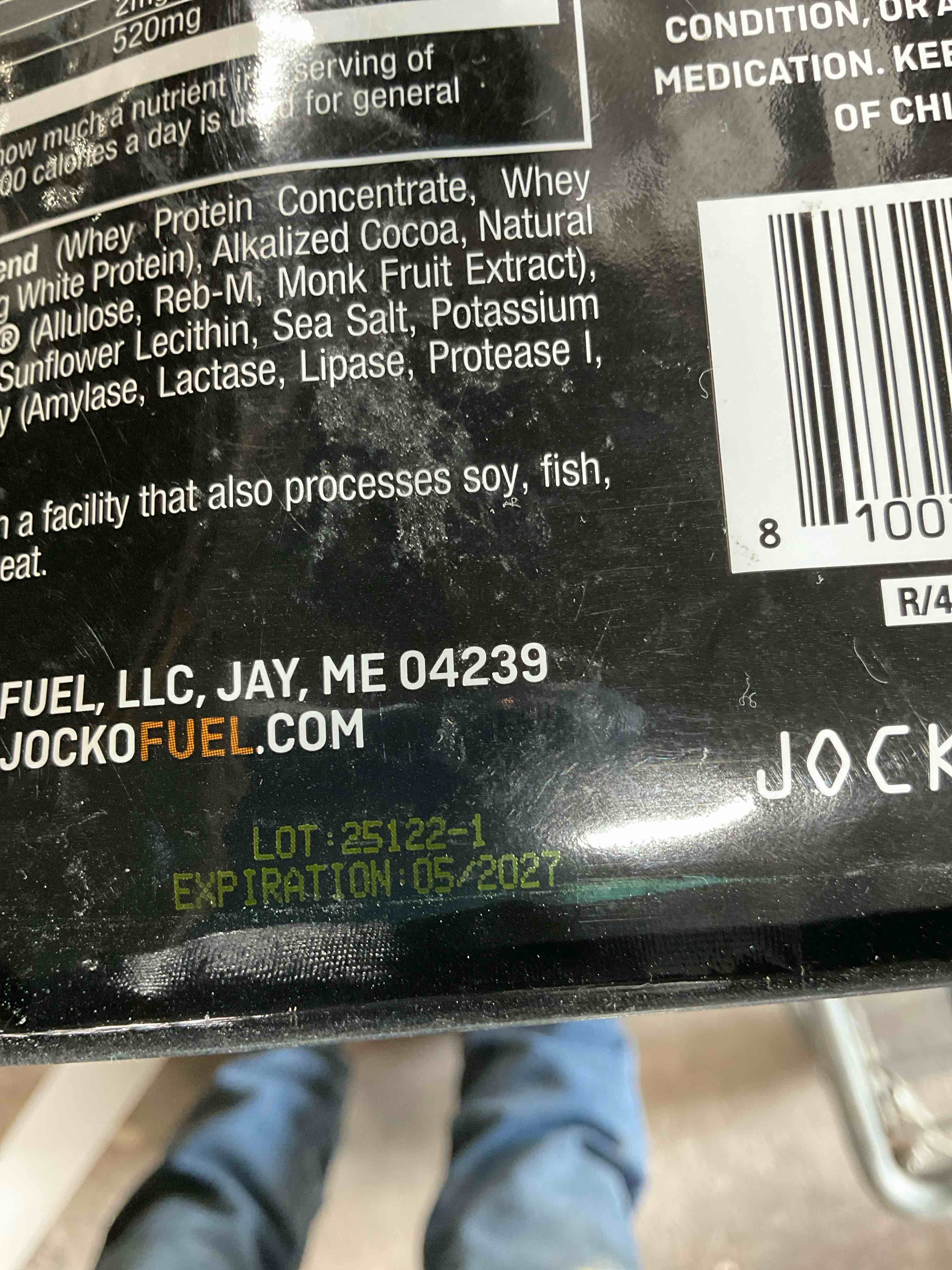 Condition photo showing New/Like New for Jocko Mölk Whey Protein Powder 22g Sugar Free Monk Fruit Blend - Muscle Recovery & Growth, Packaging May Vary (31 Servings, Chocolate Milkshake) Chocolate 31 Servings (Pack of 1)