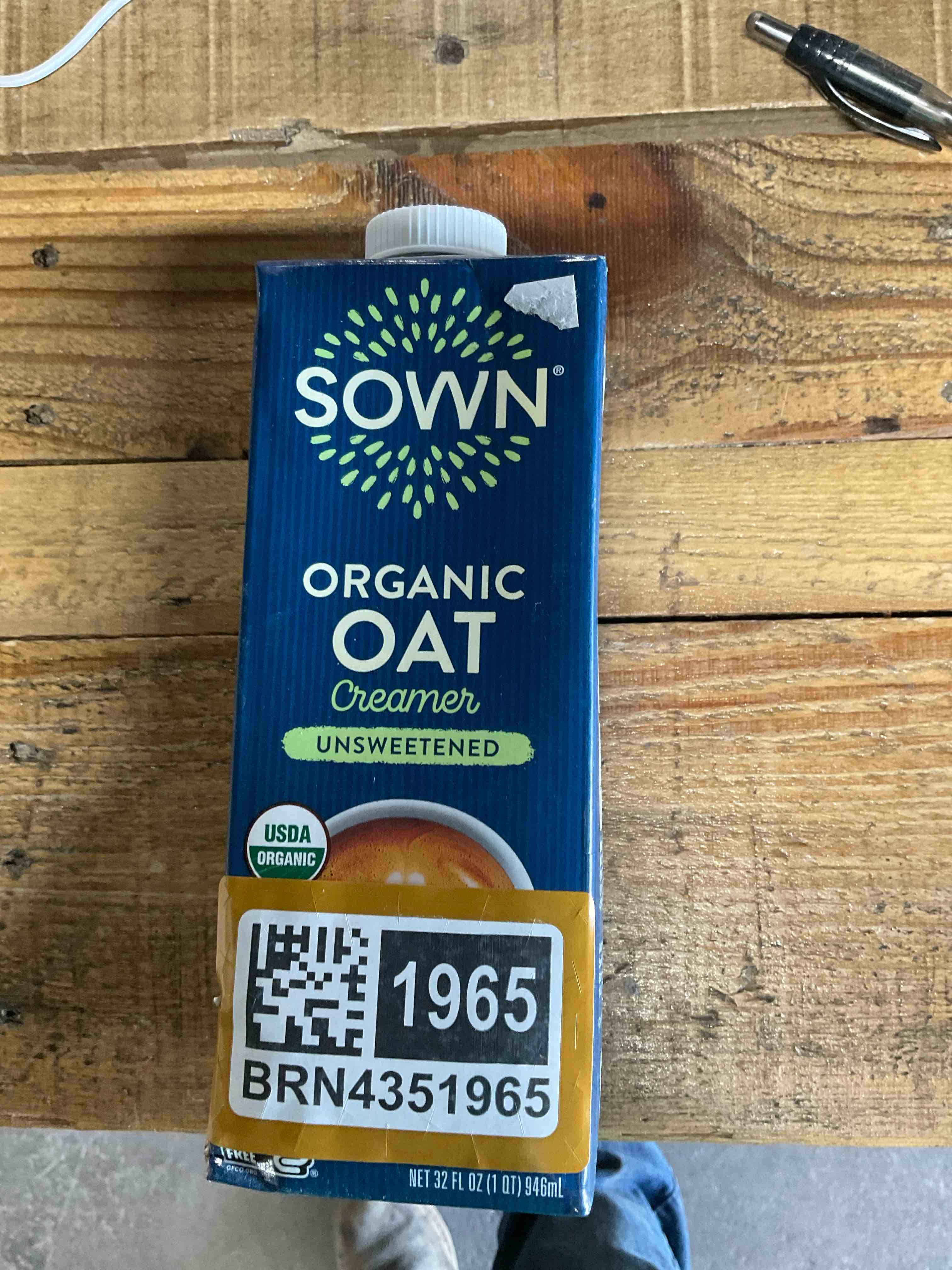 Condition photo showing New/Like New for KHCH00375446 32 oz Unsweetened Oat Creamer